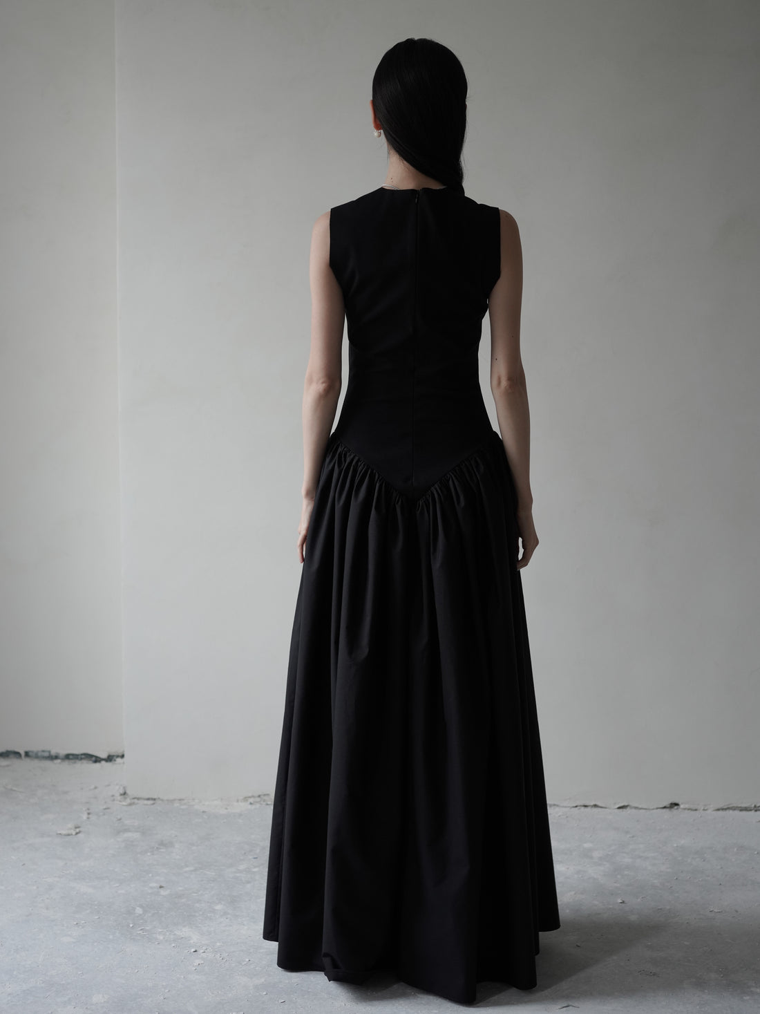 Puffed Dress・Black