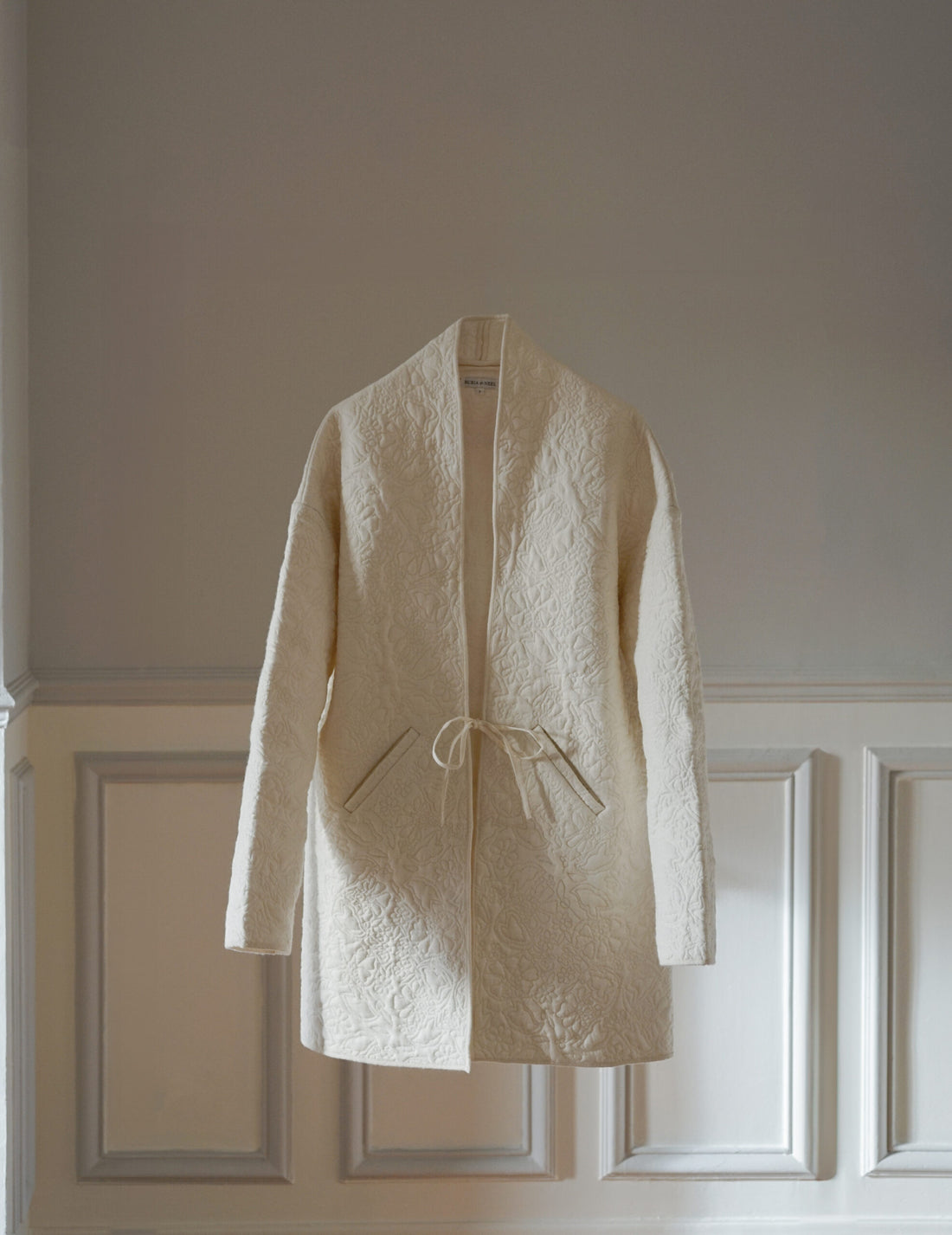 LENA Quilted Wool Jacket ・ Ivory