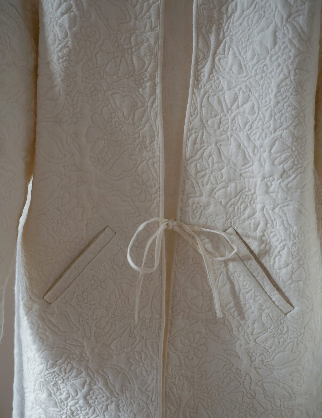 LENA Quilted Wool Jacket ・ Ivory