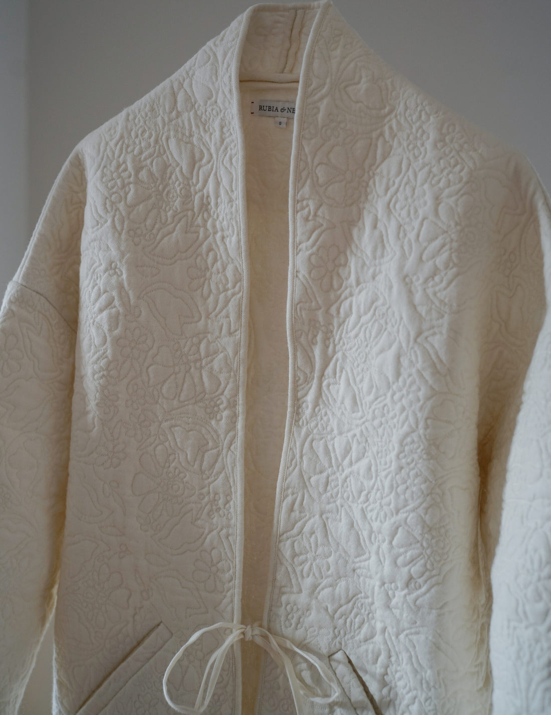 LENA Quilted Wool Jacket ・ Ivory