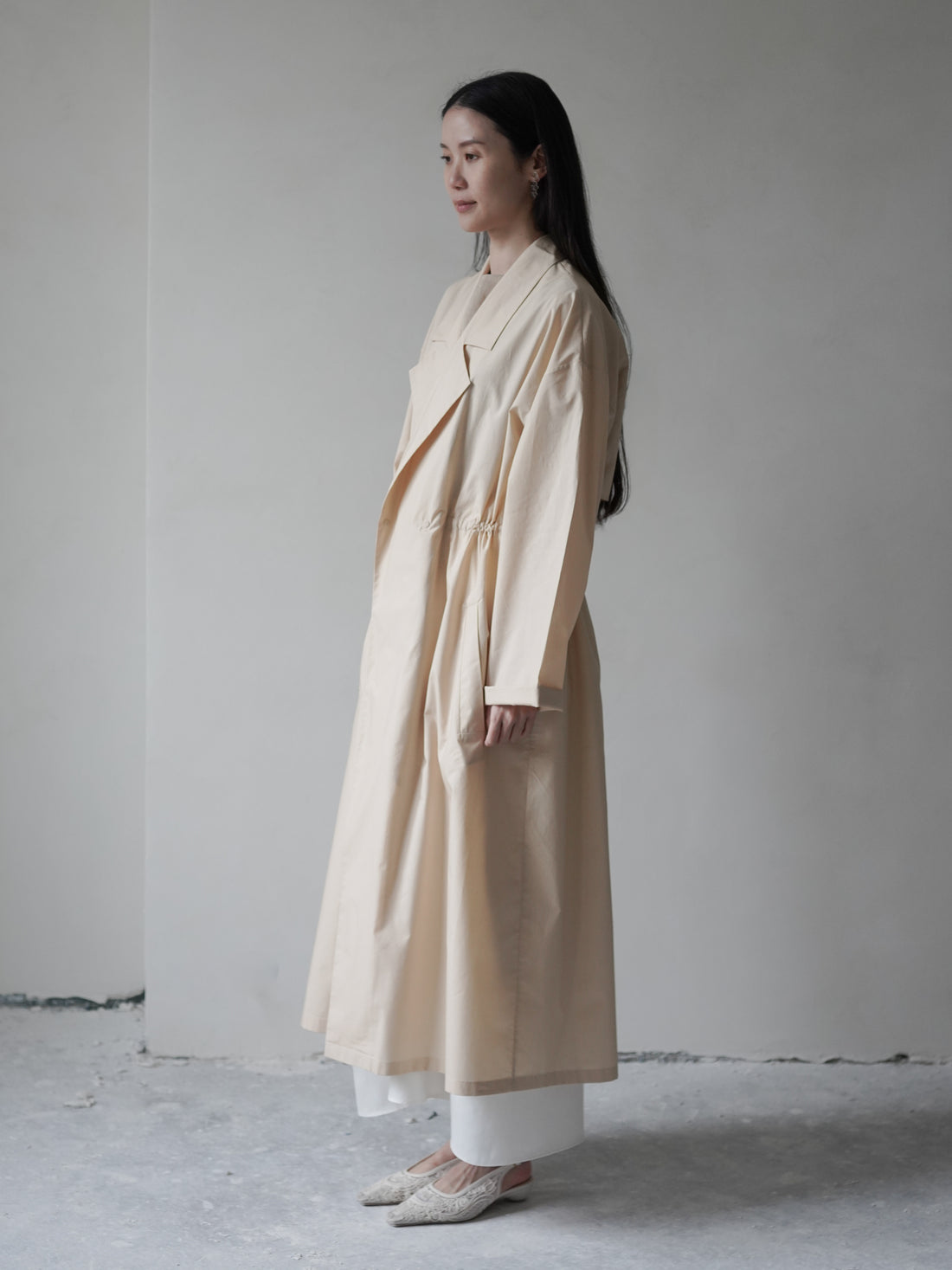Poplin Trench Coat