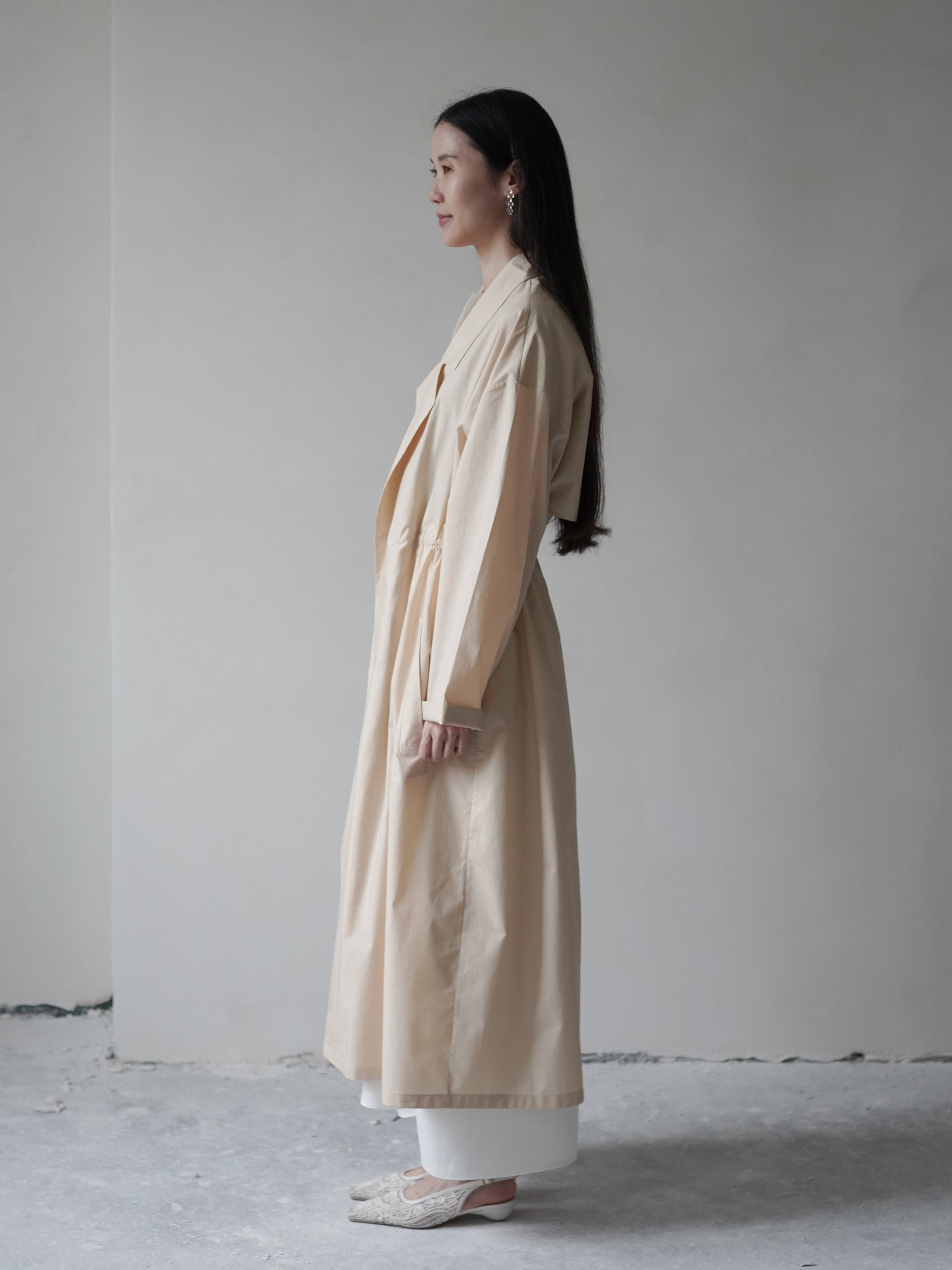 Poplin Trench Coat