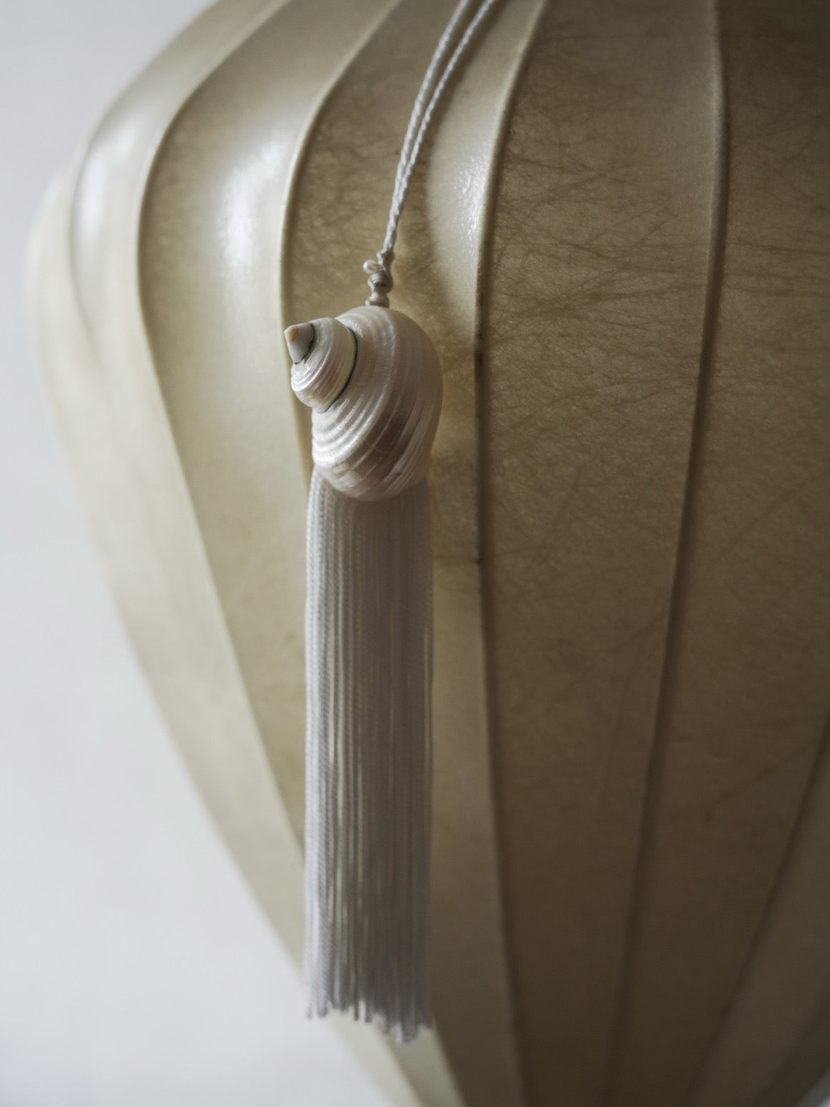 Bespoke Shell Tassel Necklace・White