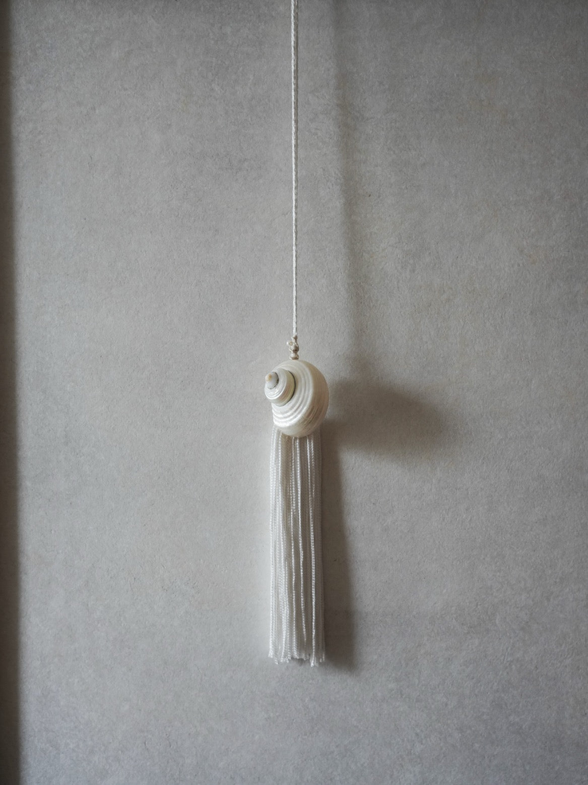 Bespoke Shell Tassel Necklace・White