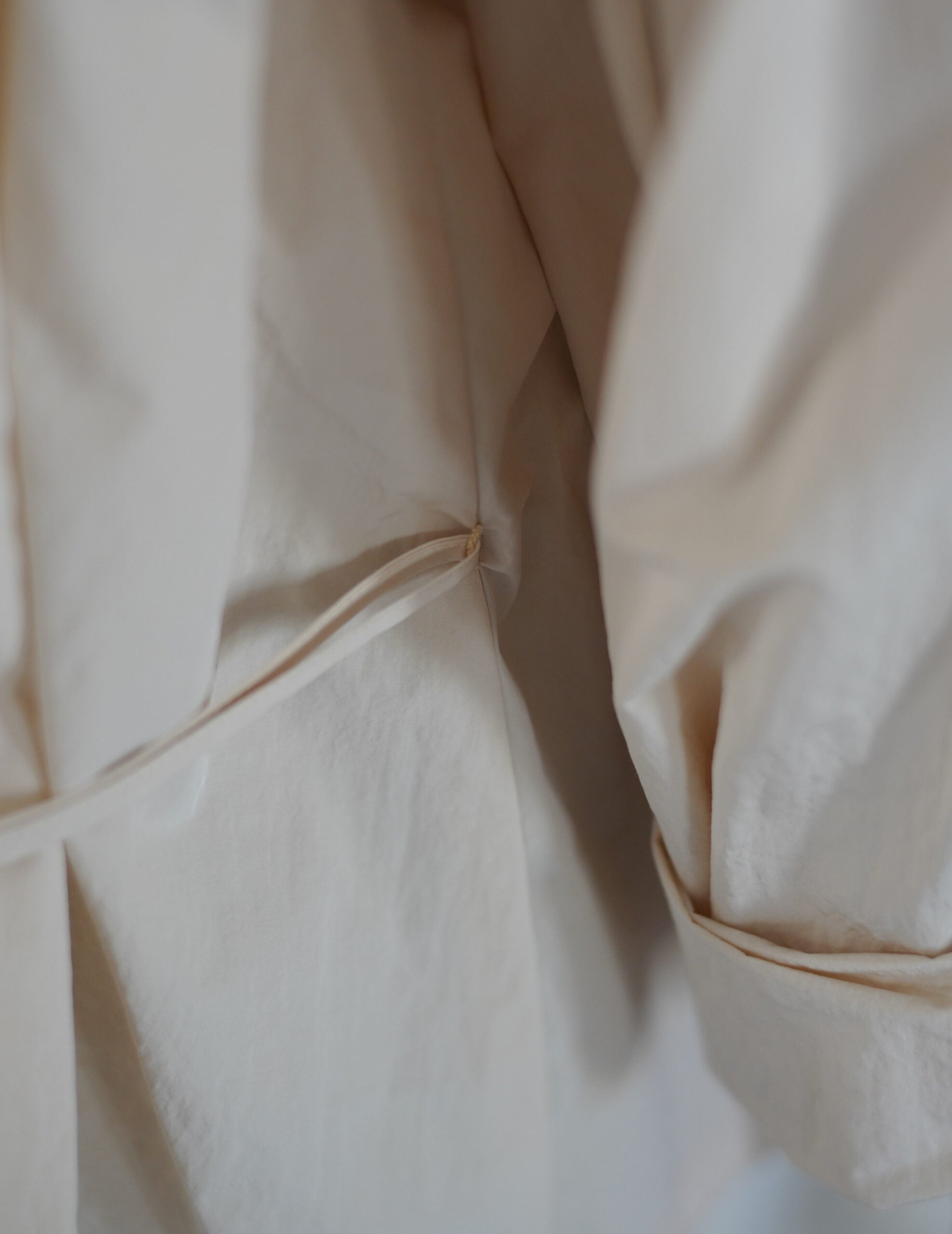 Scarf Short Trench Jacket・Ivory