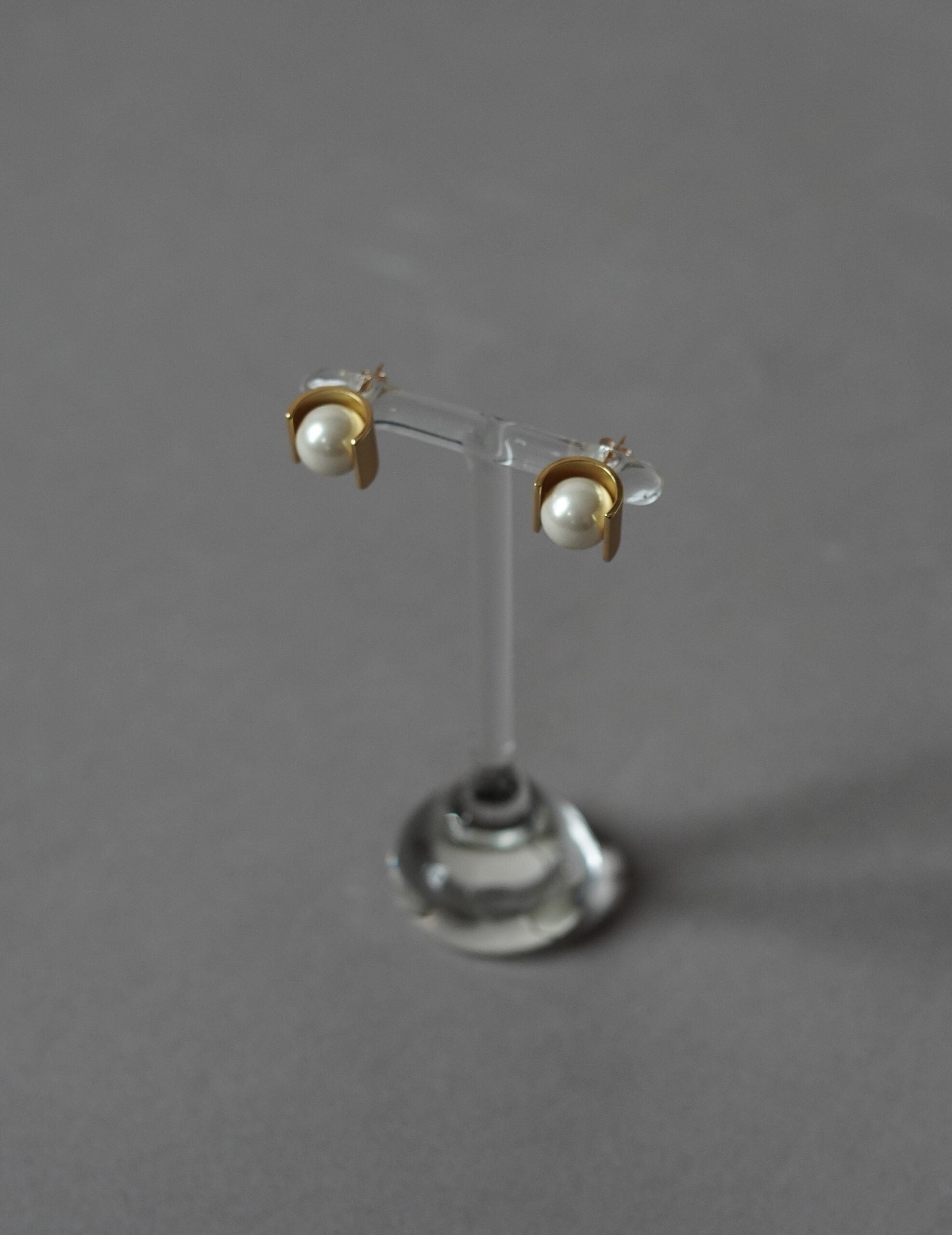 Owl.01 珍珠耳釘