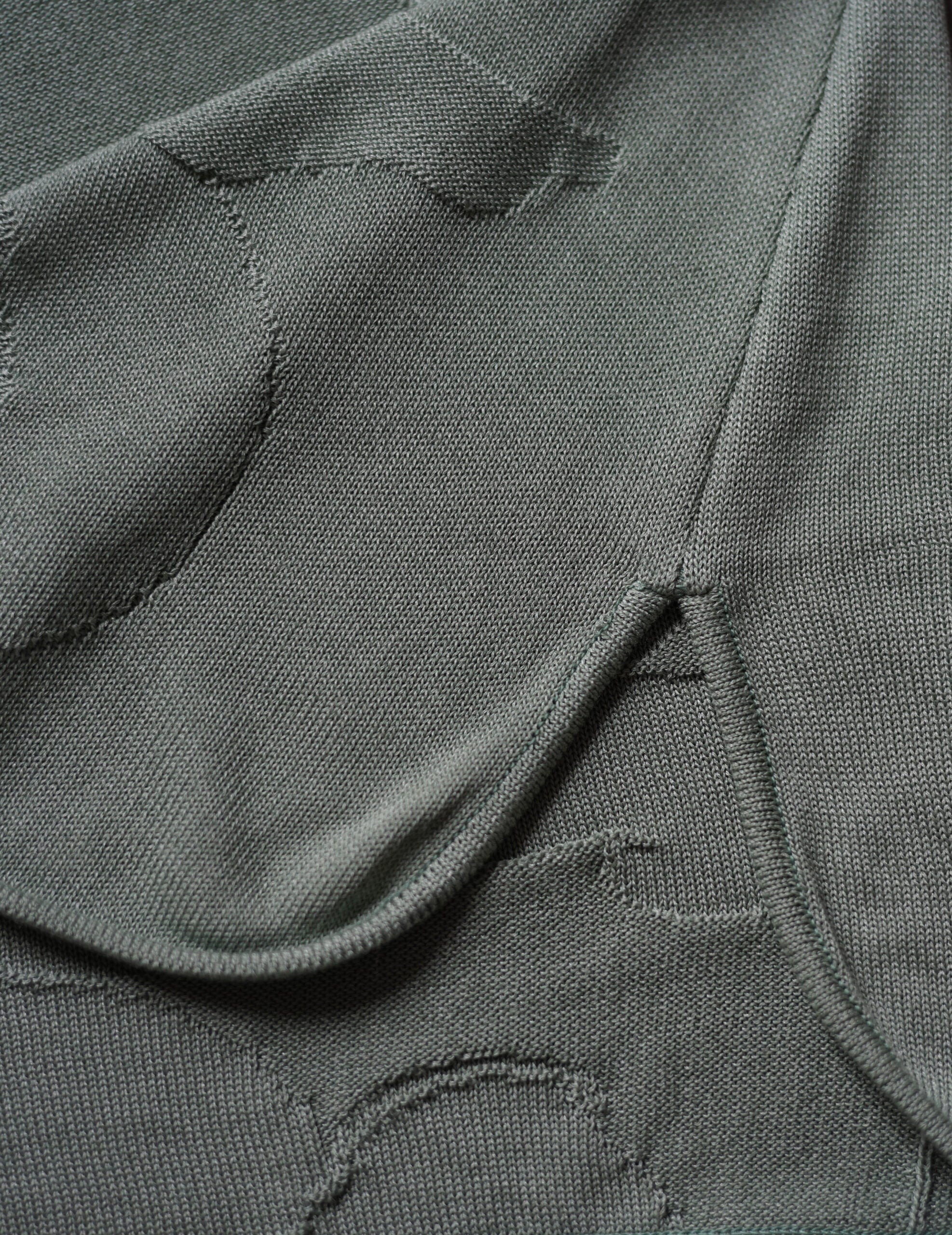 Woman Figure Sleeveless Knitted Top・Lake Green (Exclusive Color)