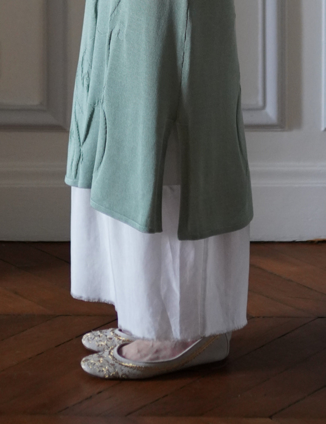 Woman Figure針織連身裙・湖水綠（獨家限定色）
