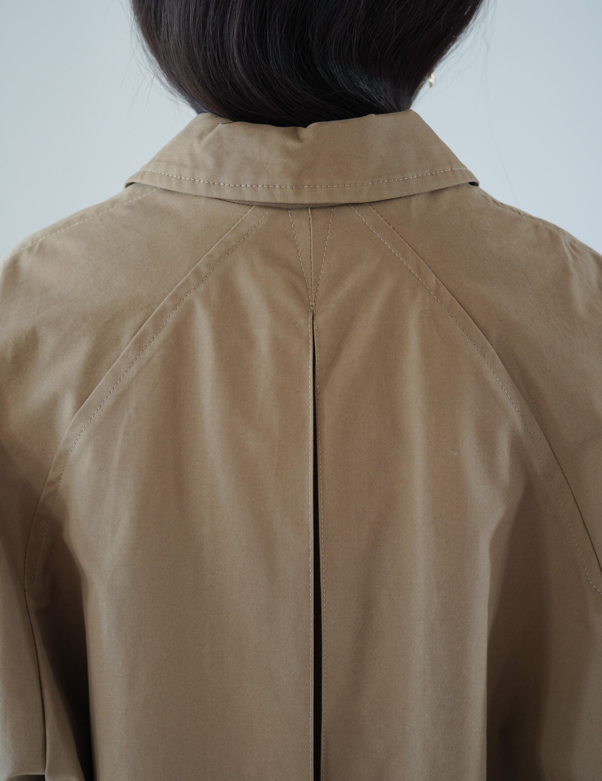 Caro Half Panama Coat・Drabe