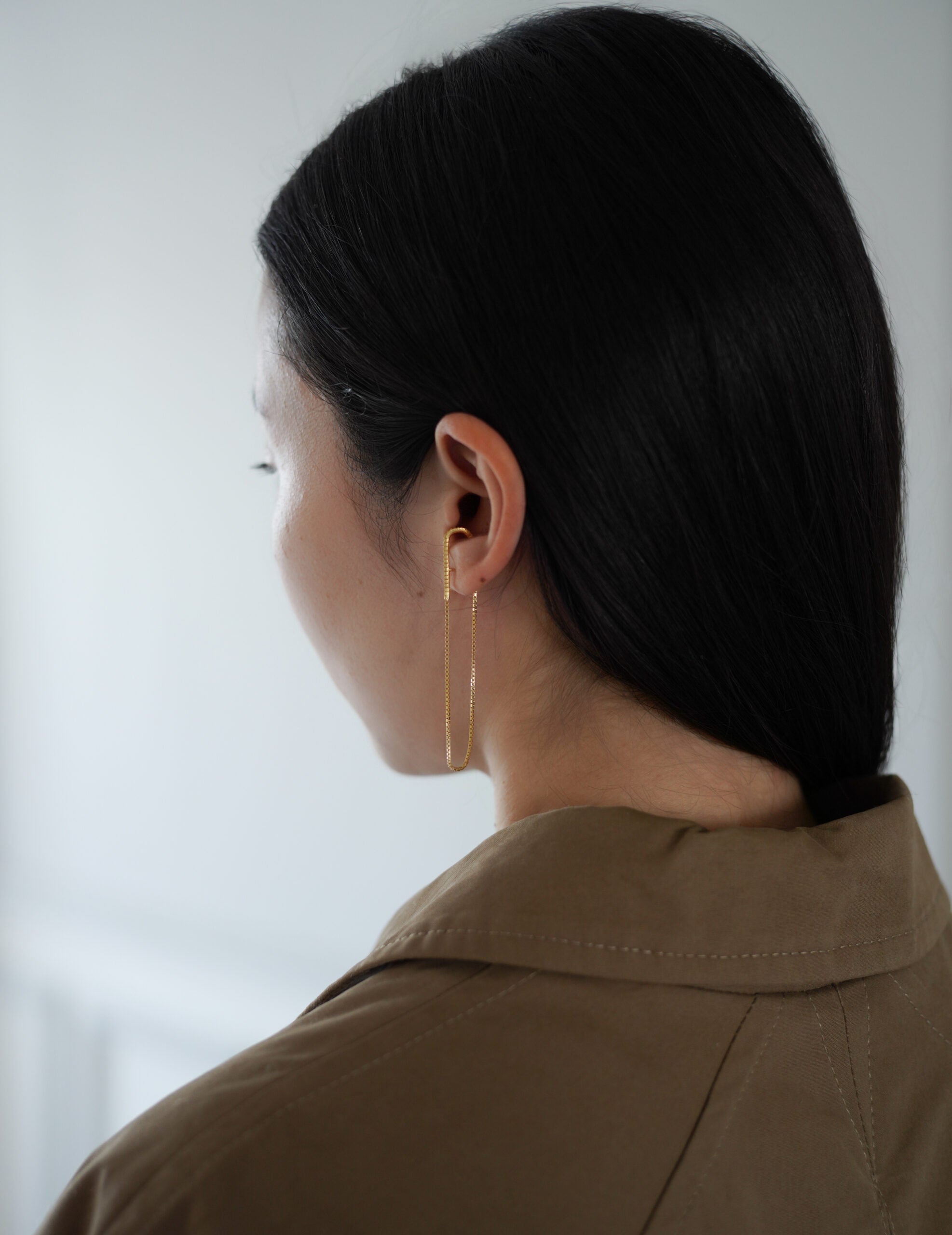 Caro Half Panama Coat・Drabe