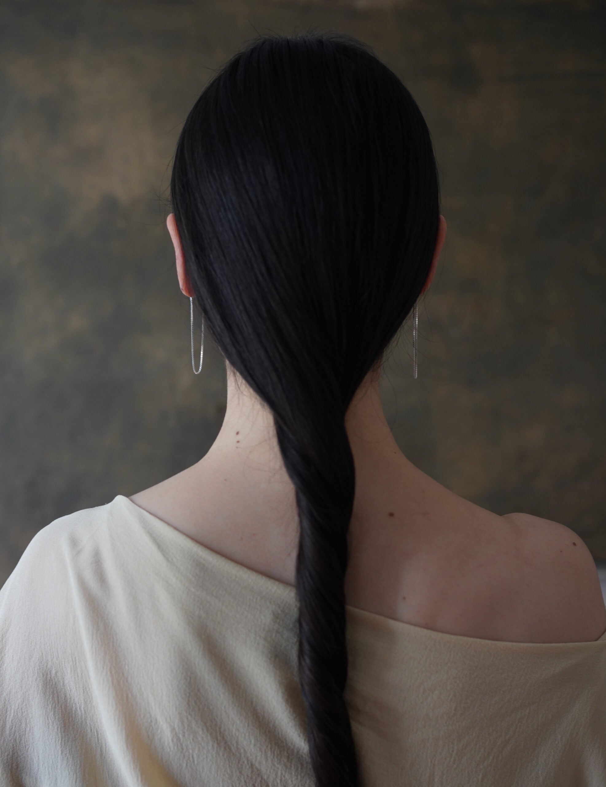 CURRENTS 長鍊耳環・銀