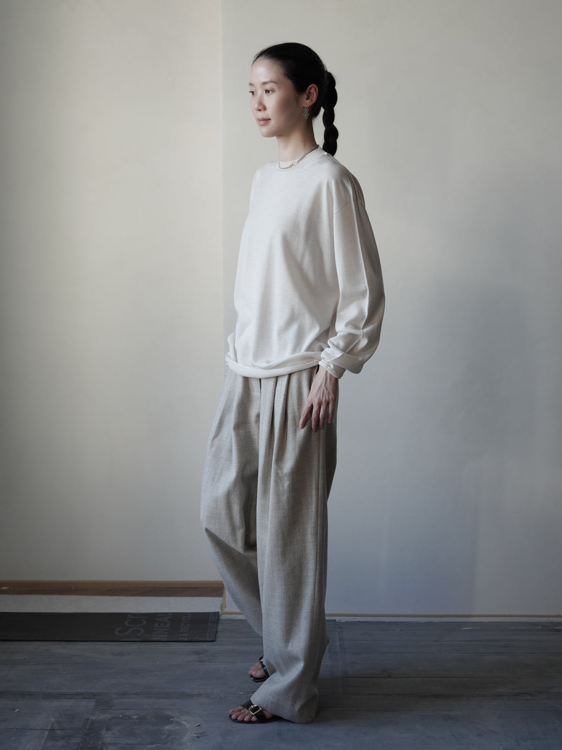 Mila Wool Gurkha Trousers・Ivory