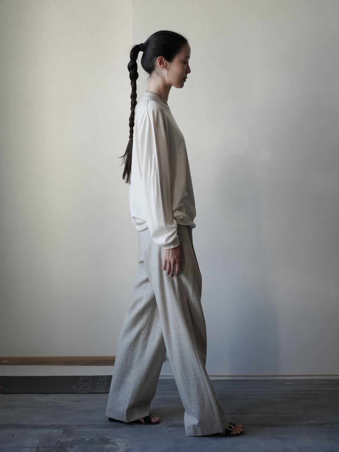 Mila Wool Gurkha Trousers・Ivory
