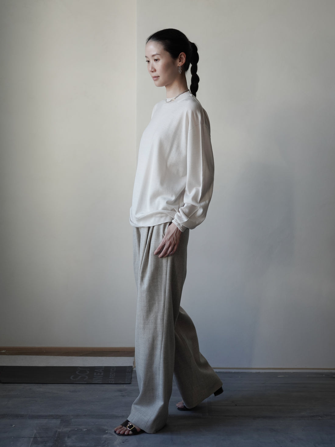 Mila Wool Gurkha Trousers・Ivory