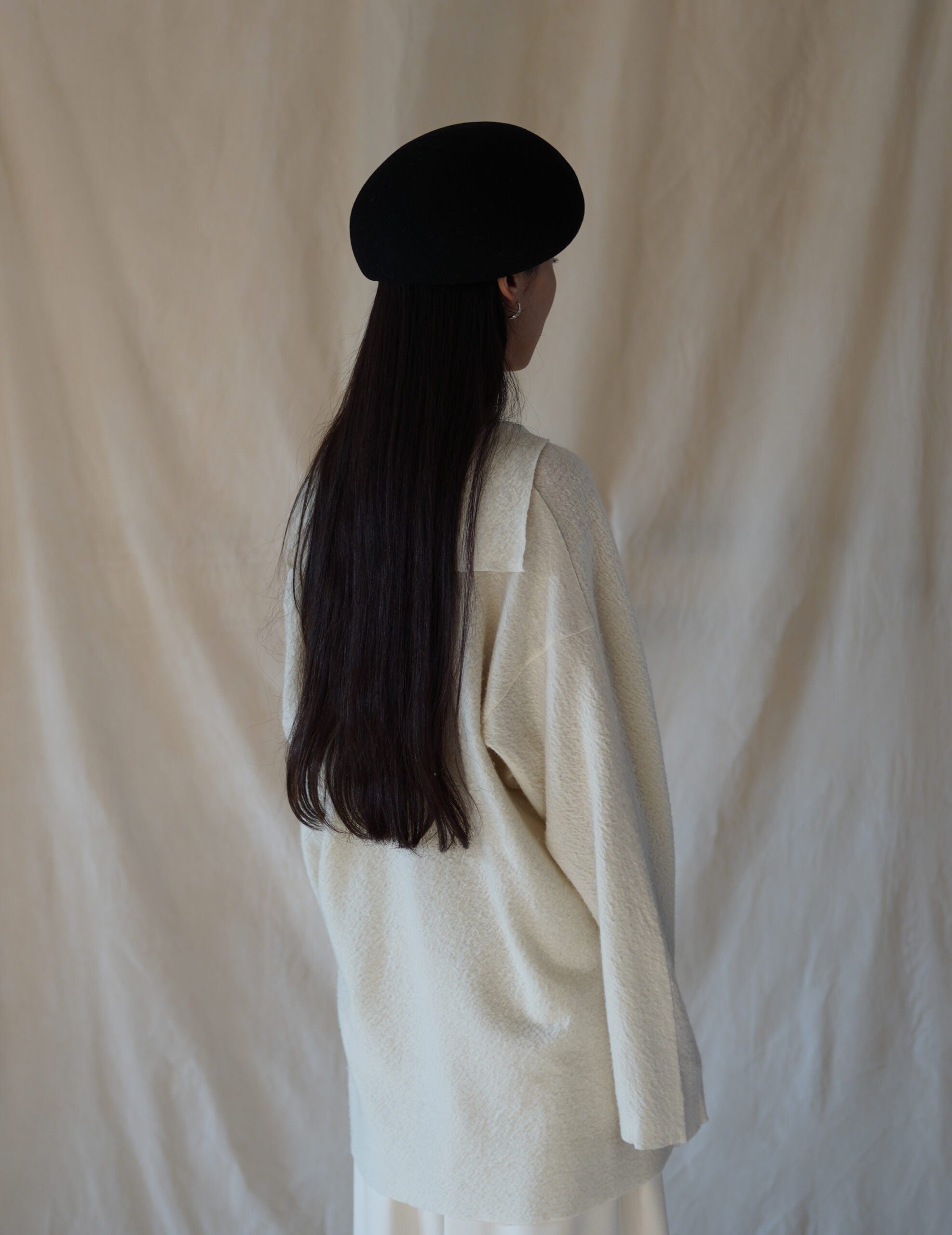 Adila 羊毛氈貝雷帽・黑色