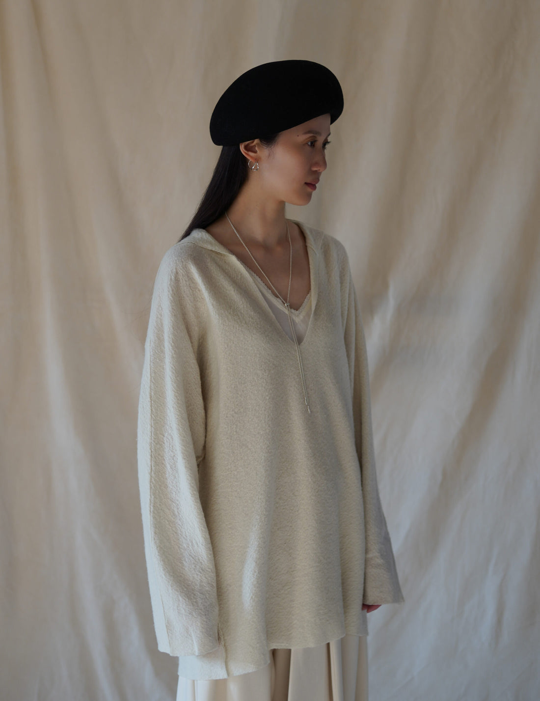 Adila 羊毛氈貝雷帽・黑色