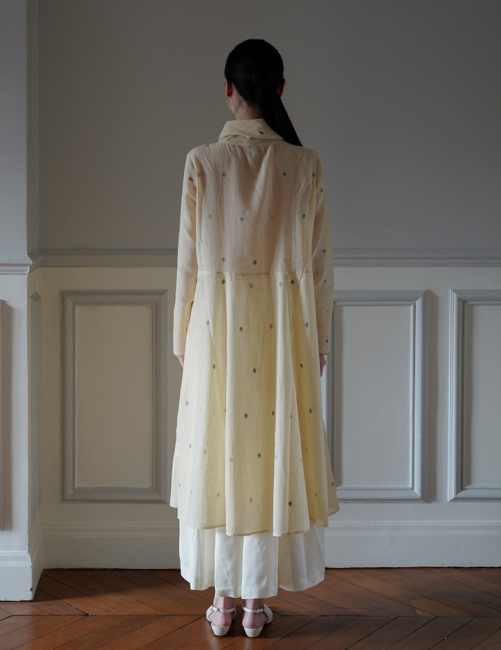 DORA Dress・Tea Jamdani