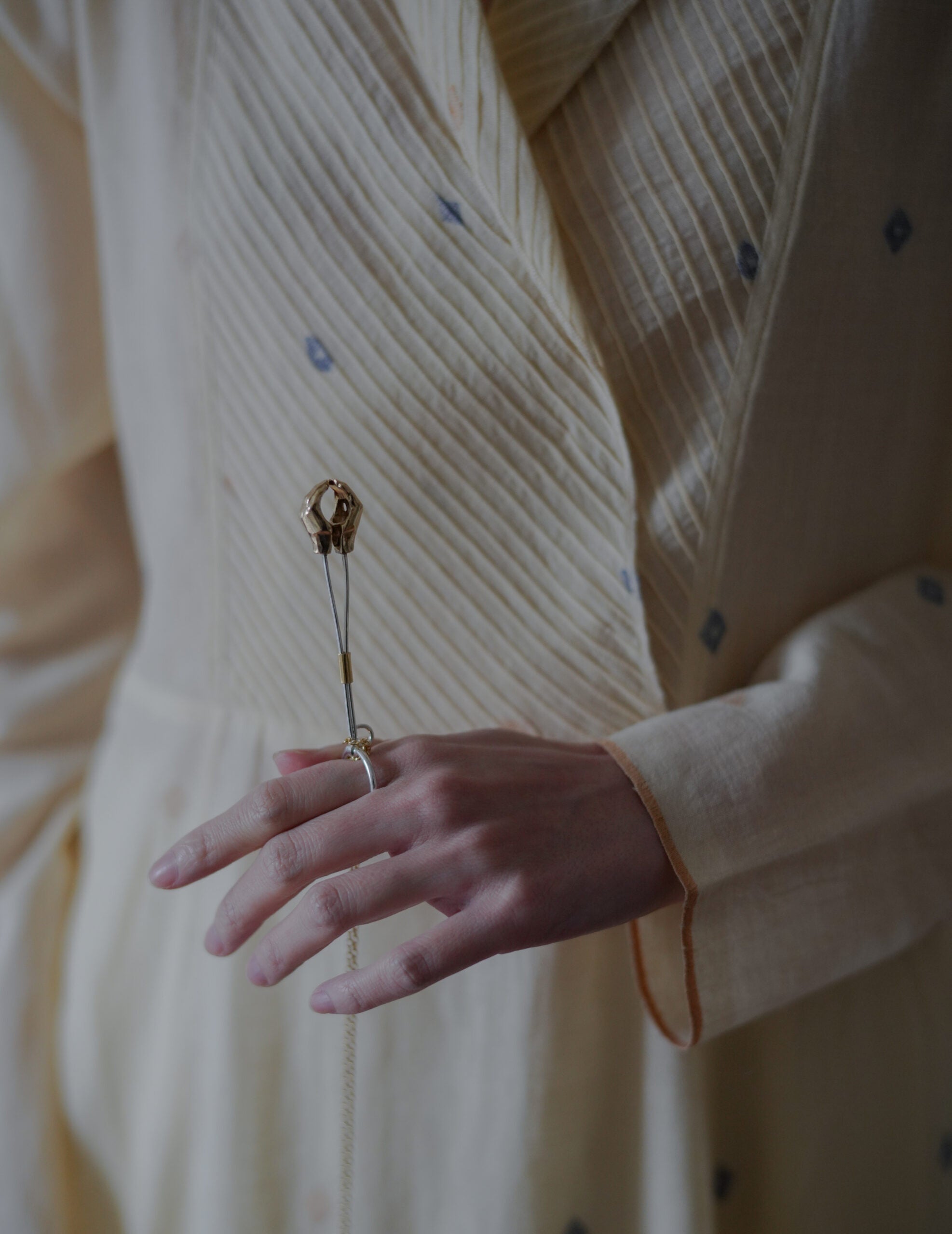 DORA Dress・Tea Jamdani