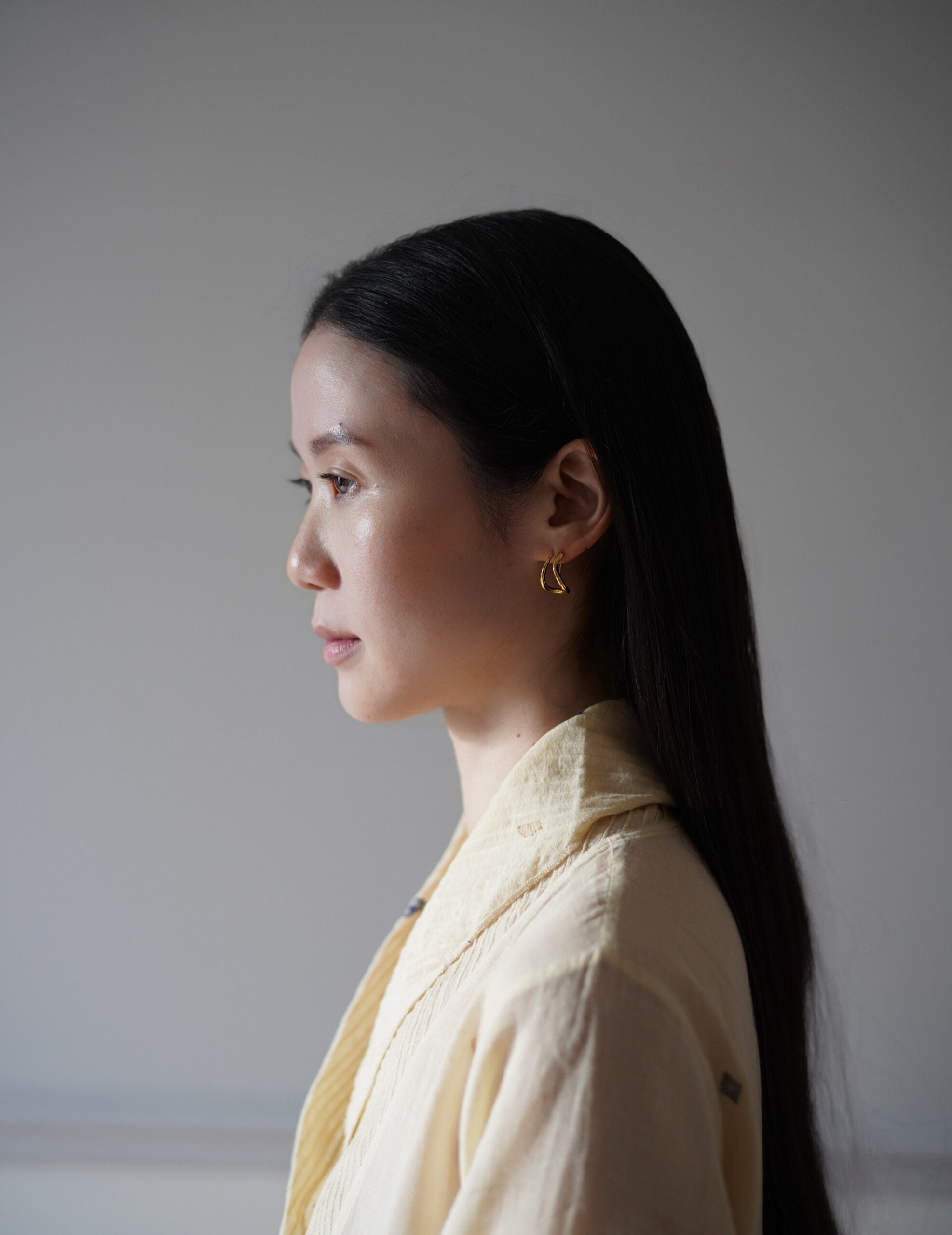 Wave Pierces Calm·耳環&琥珀吊墜組合