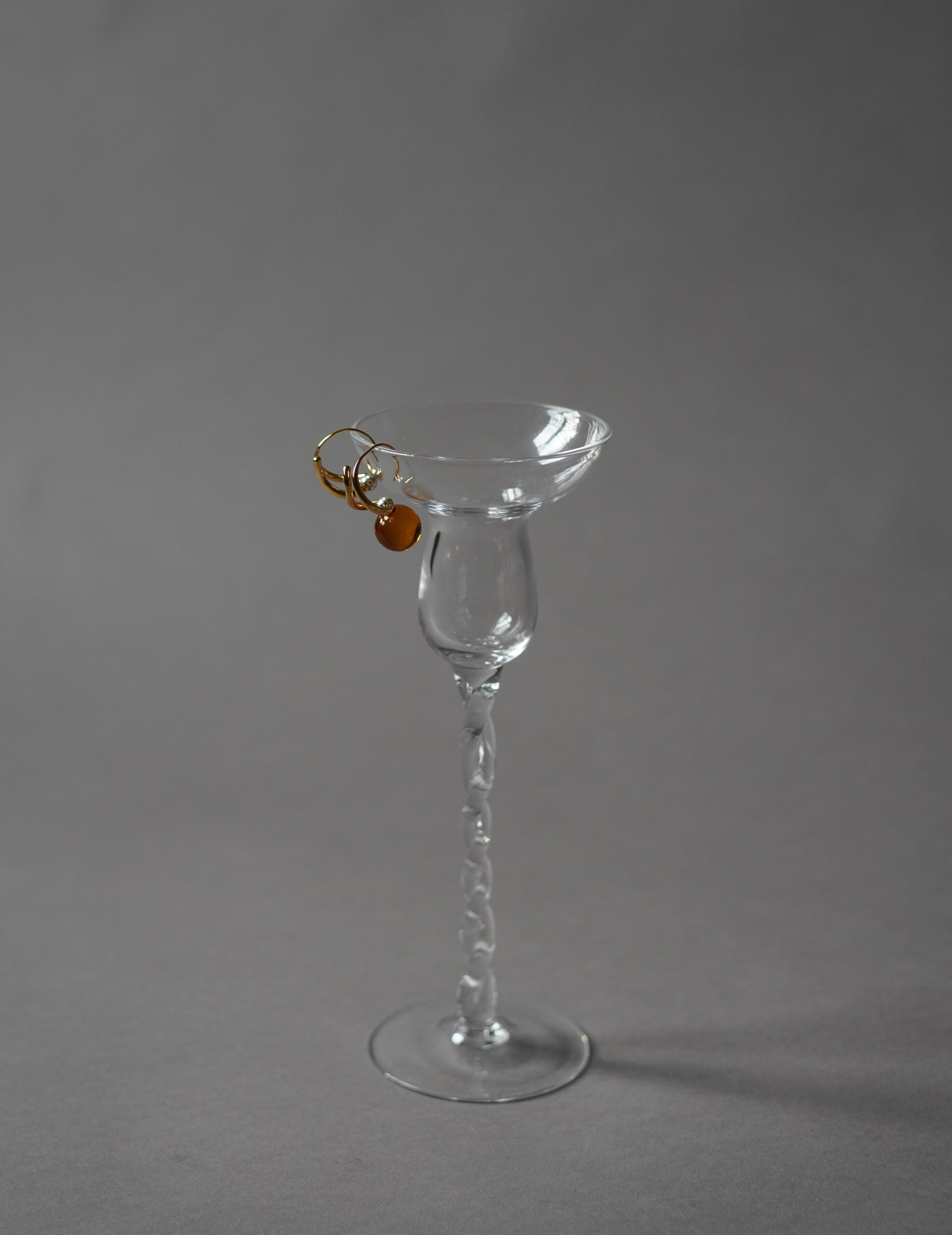 Wave Pierces Calm·耳環&琥珀吊墜組合