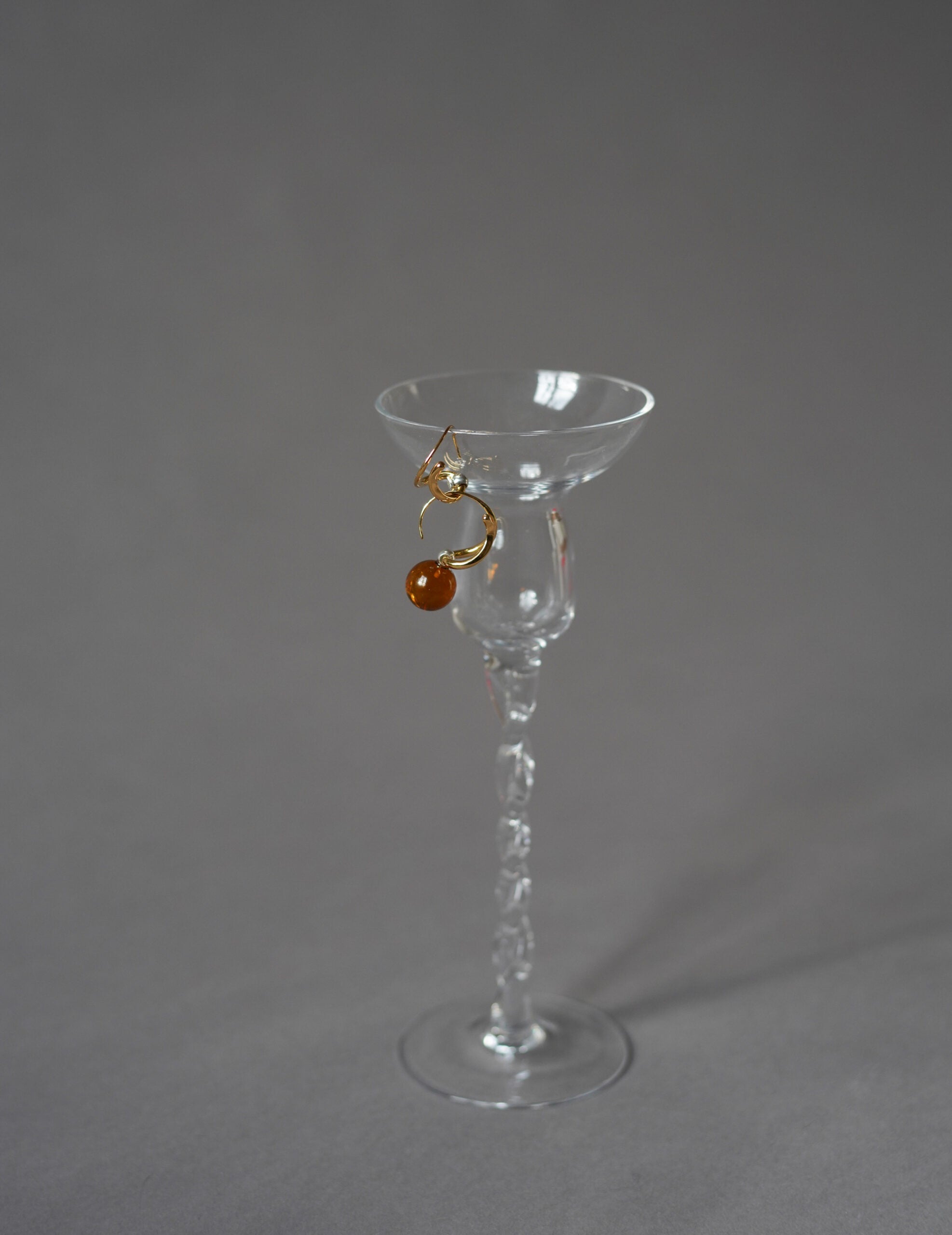 Wave Pierces Calm·耳環&琥珀吊墜組合