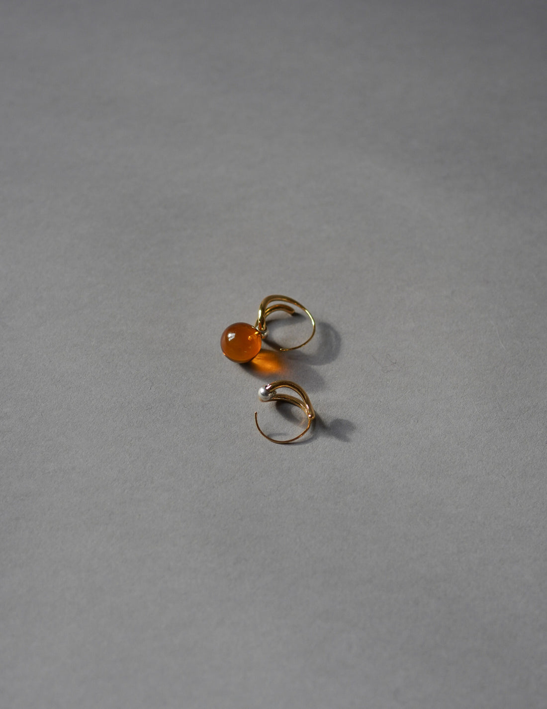 Wave Pierces Calm·耳環&琥珀吊墜組合