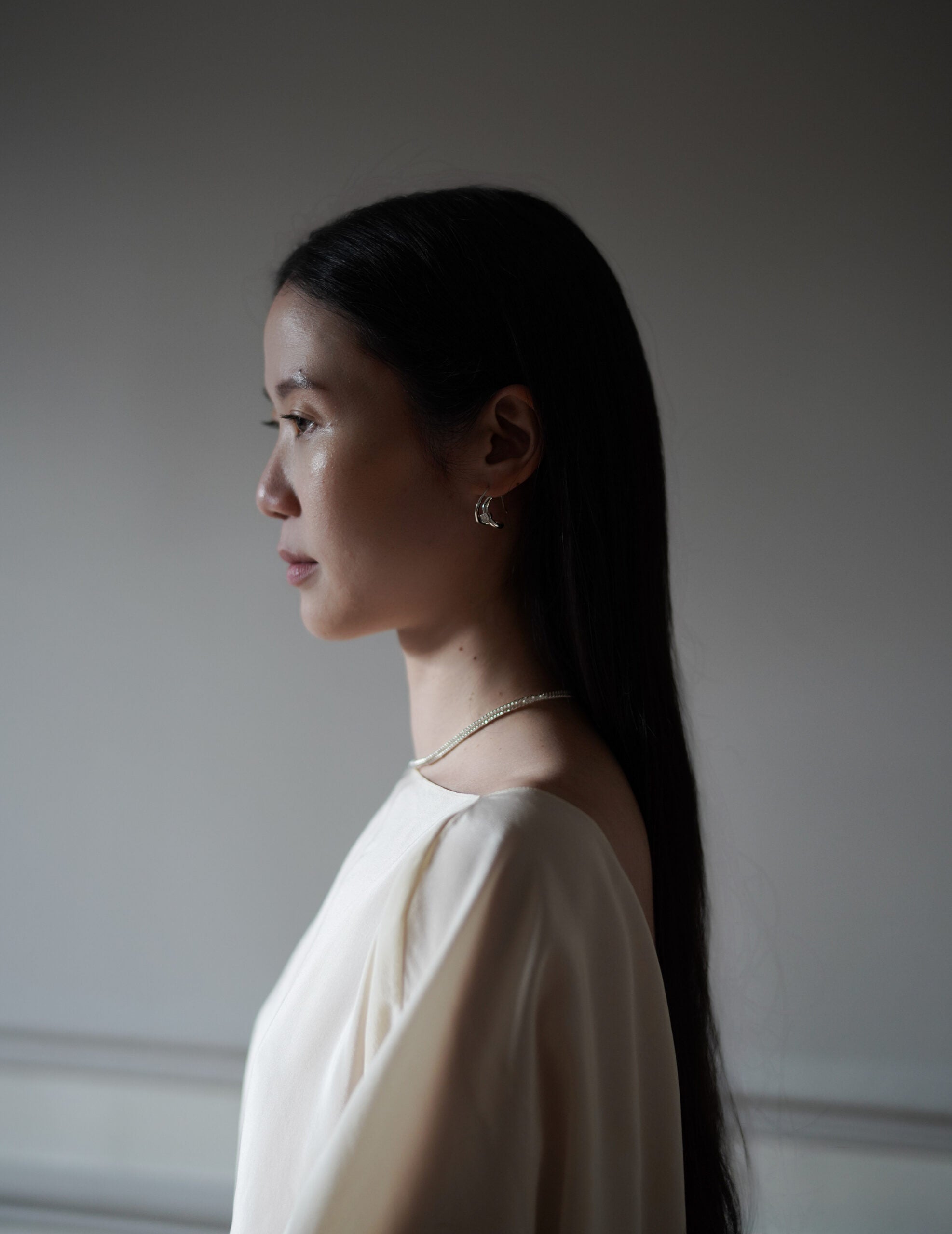 Wave Pierces Calm·耳環&琥珀吊墜組合