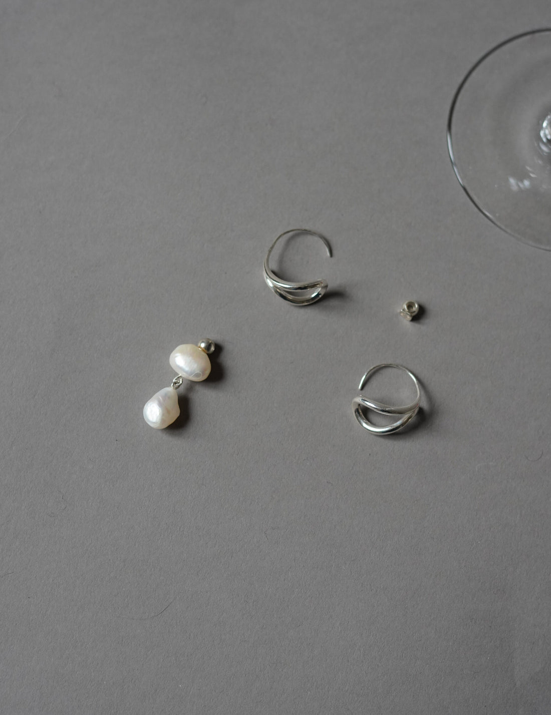 Wave Pierces Calm·耳環&珍珠吊墜組合