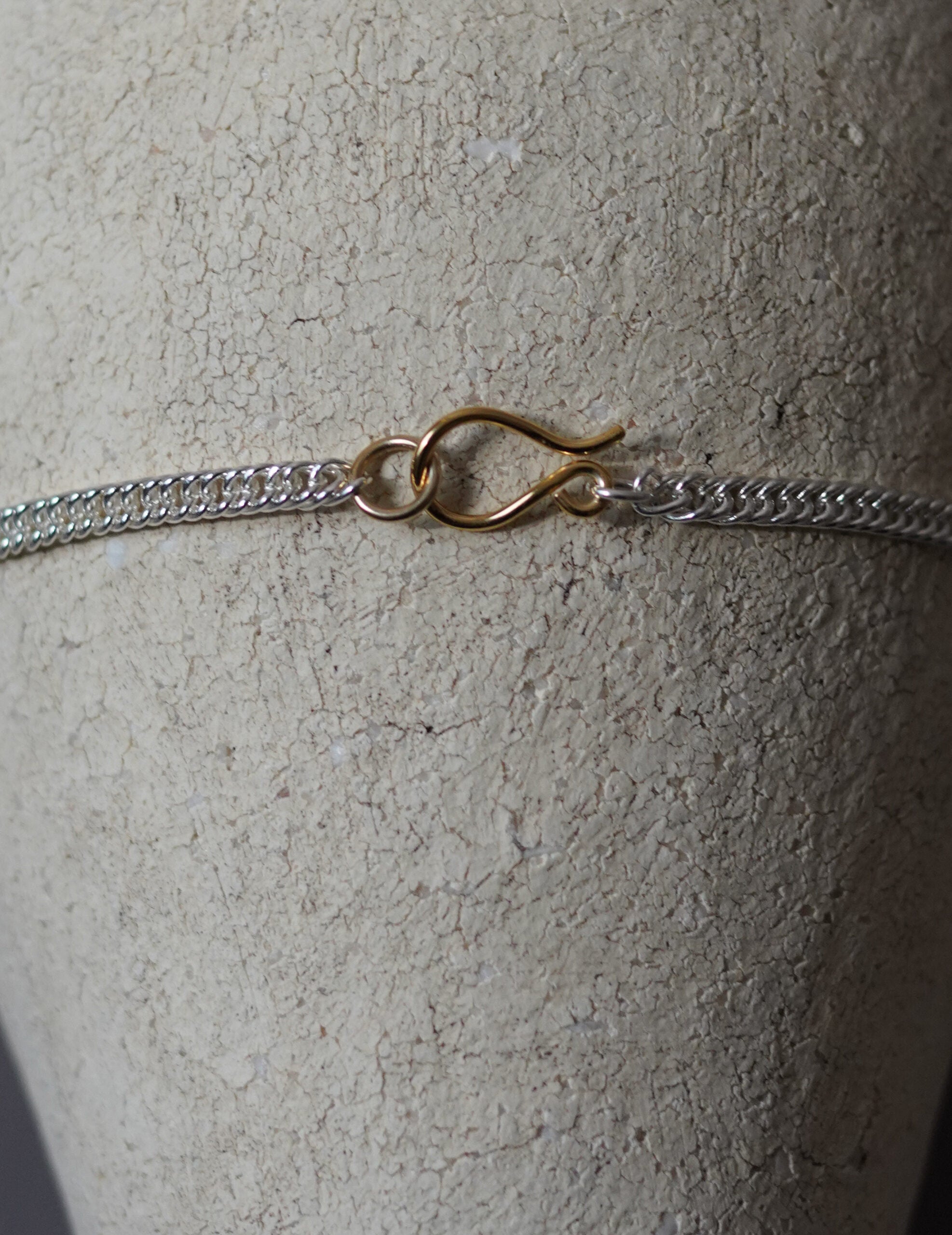 Hook Necklace Silver Small