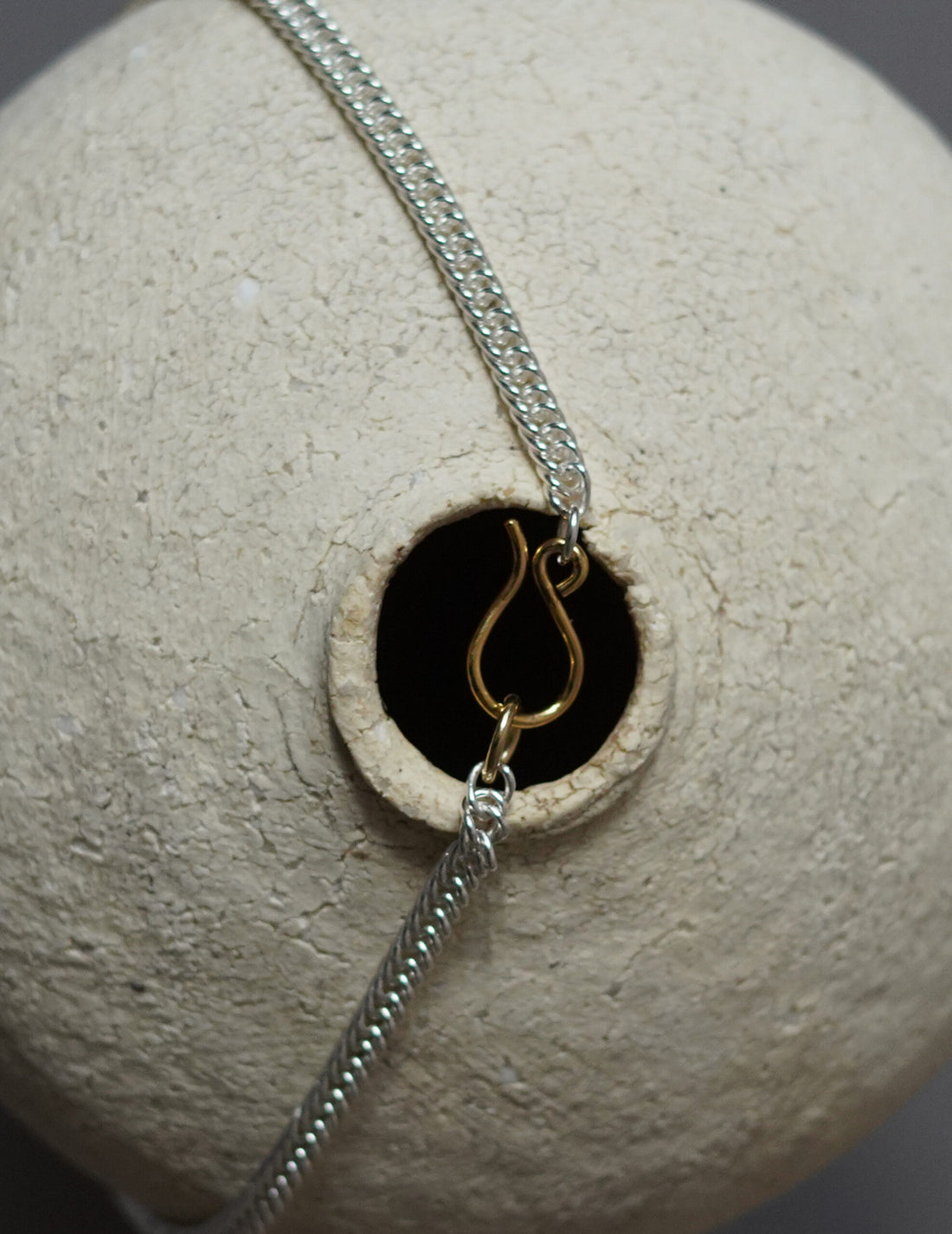 Hook Necklace Silver Small