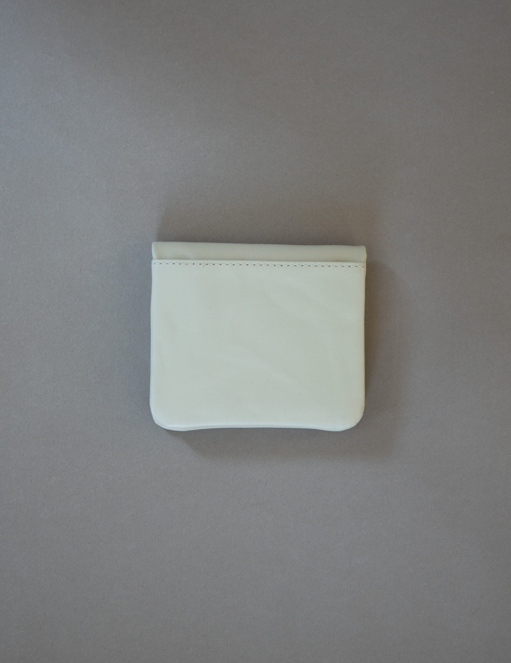 Light Leather Coin Case・Grey