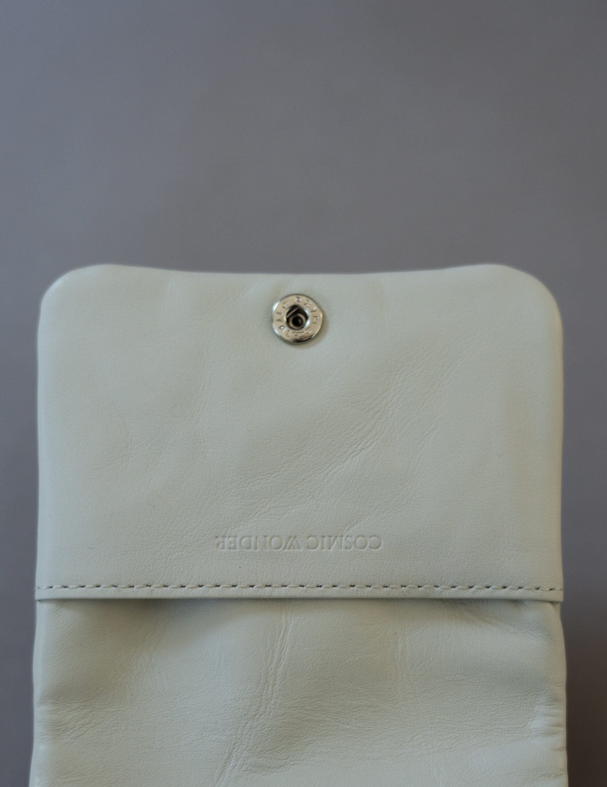 Light Leather Coin Case・Grey