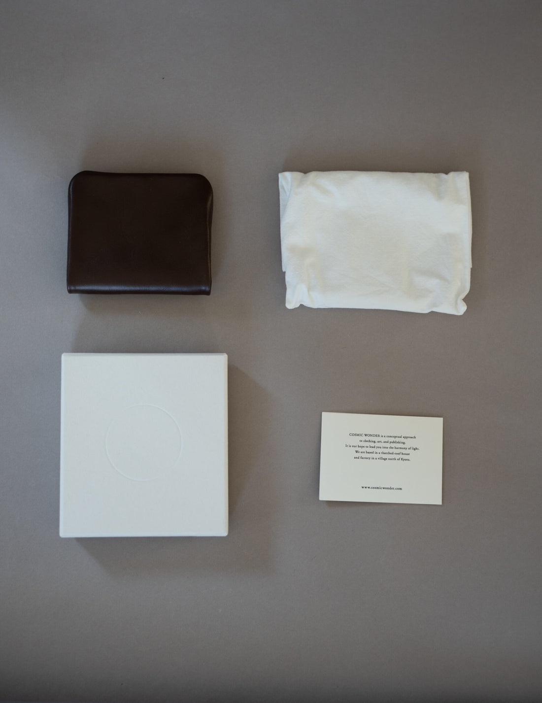  Light 皮質零錢包・棕色