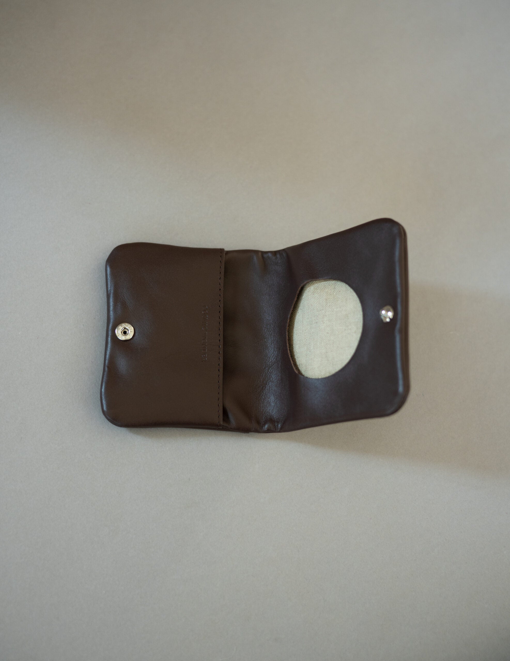 Light Leather Coin Case・Brown