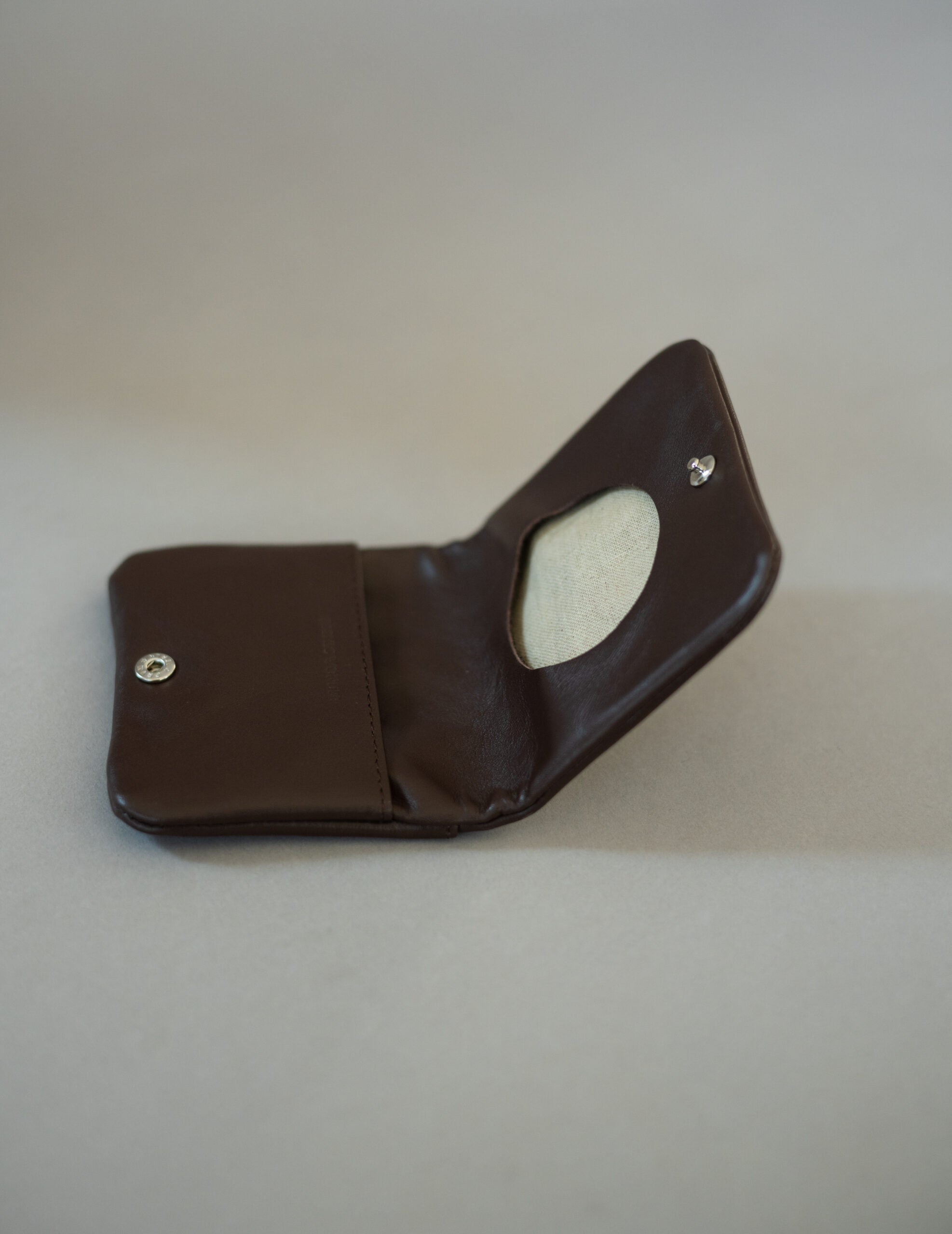 Light Leather Coin Case・Brown