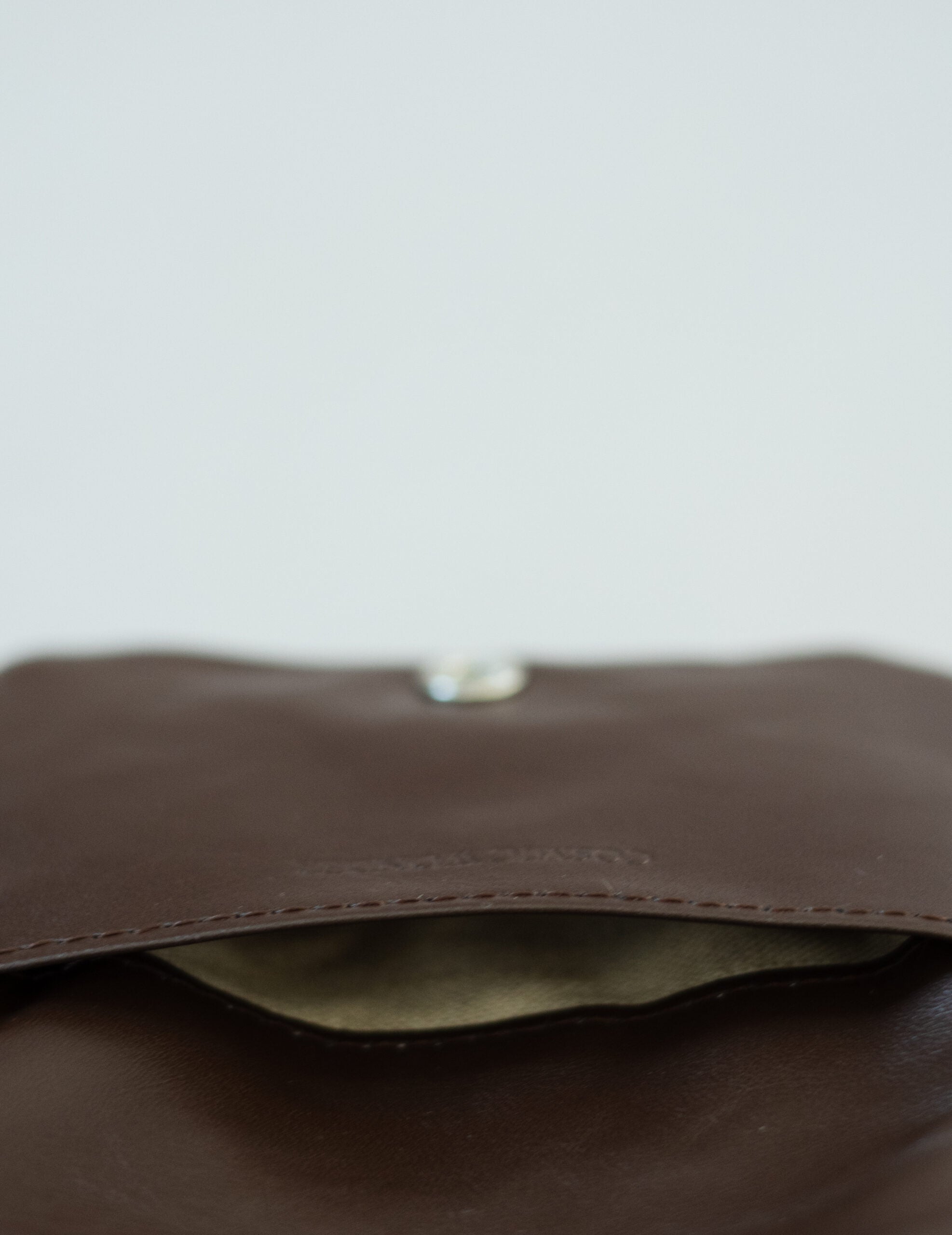 Light Leather Coin Case・Brown