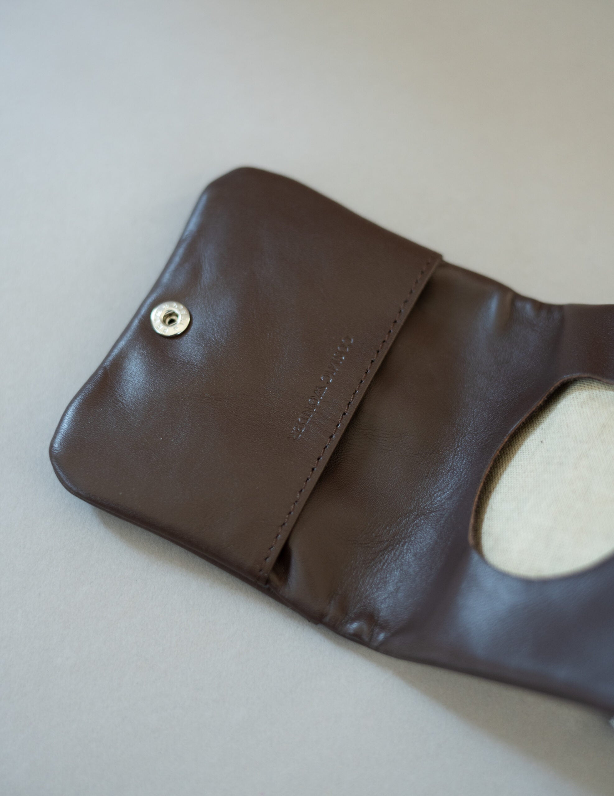 Light Leather Coin Case・Brown