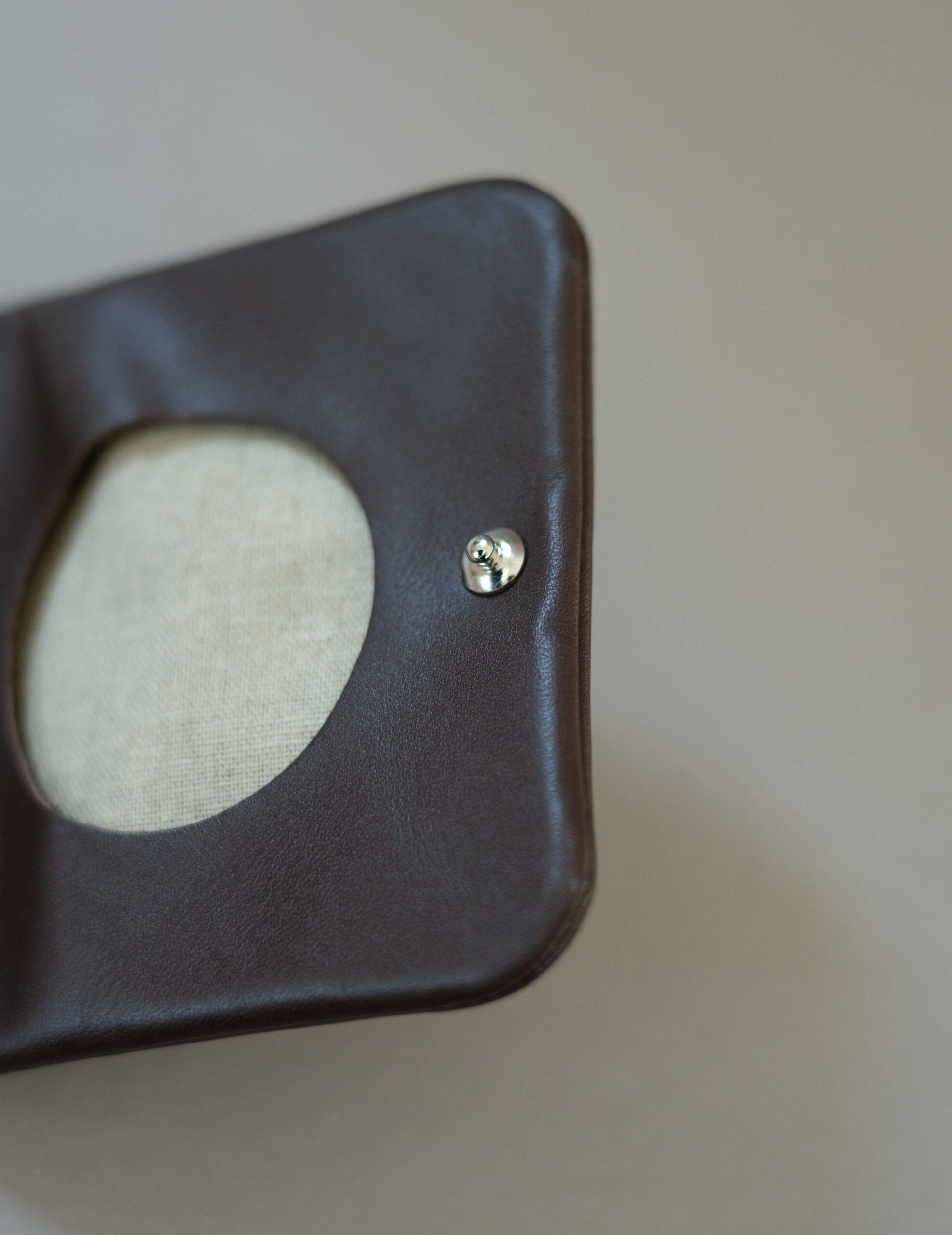 Light Leather Coin Case・Brown