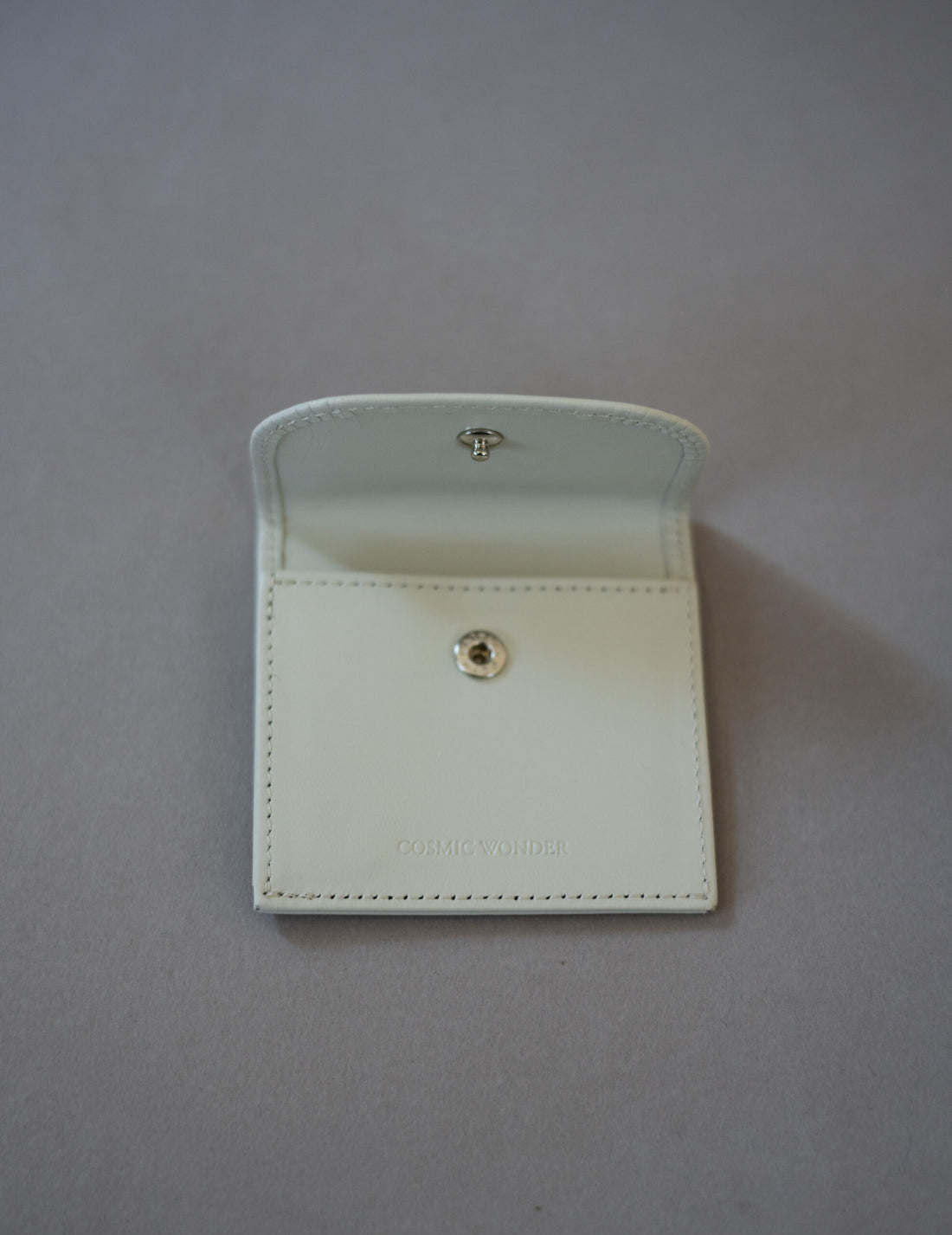 Light Leather Bifold Wallet・Grey