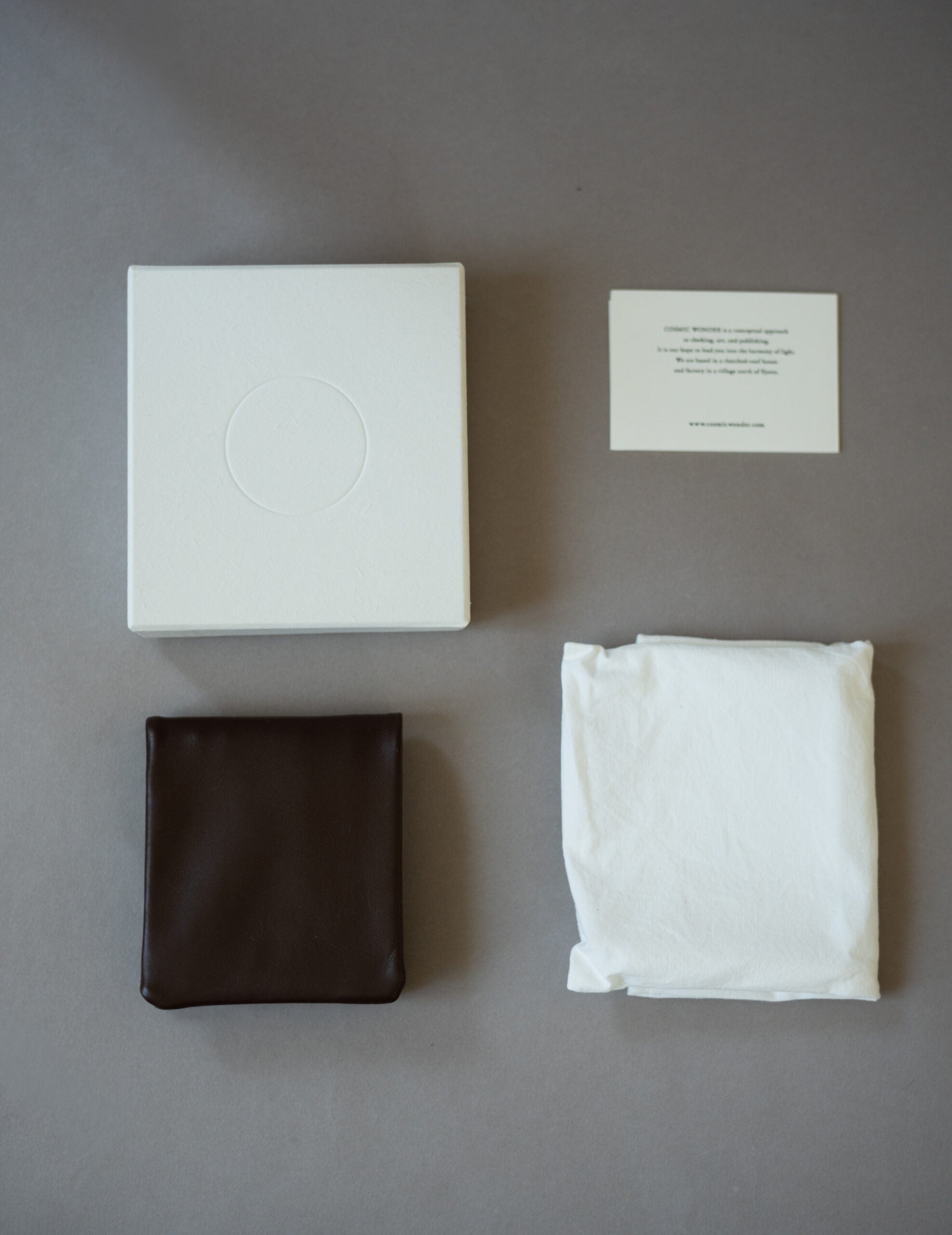 Light Leather Bifold Wallet・Brown