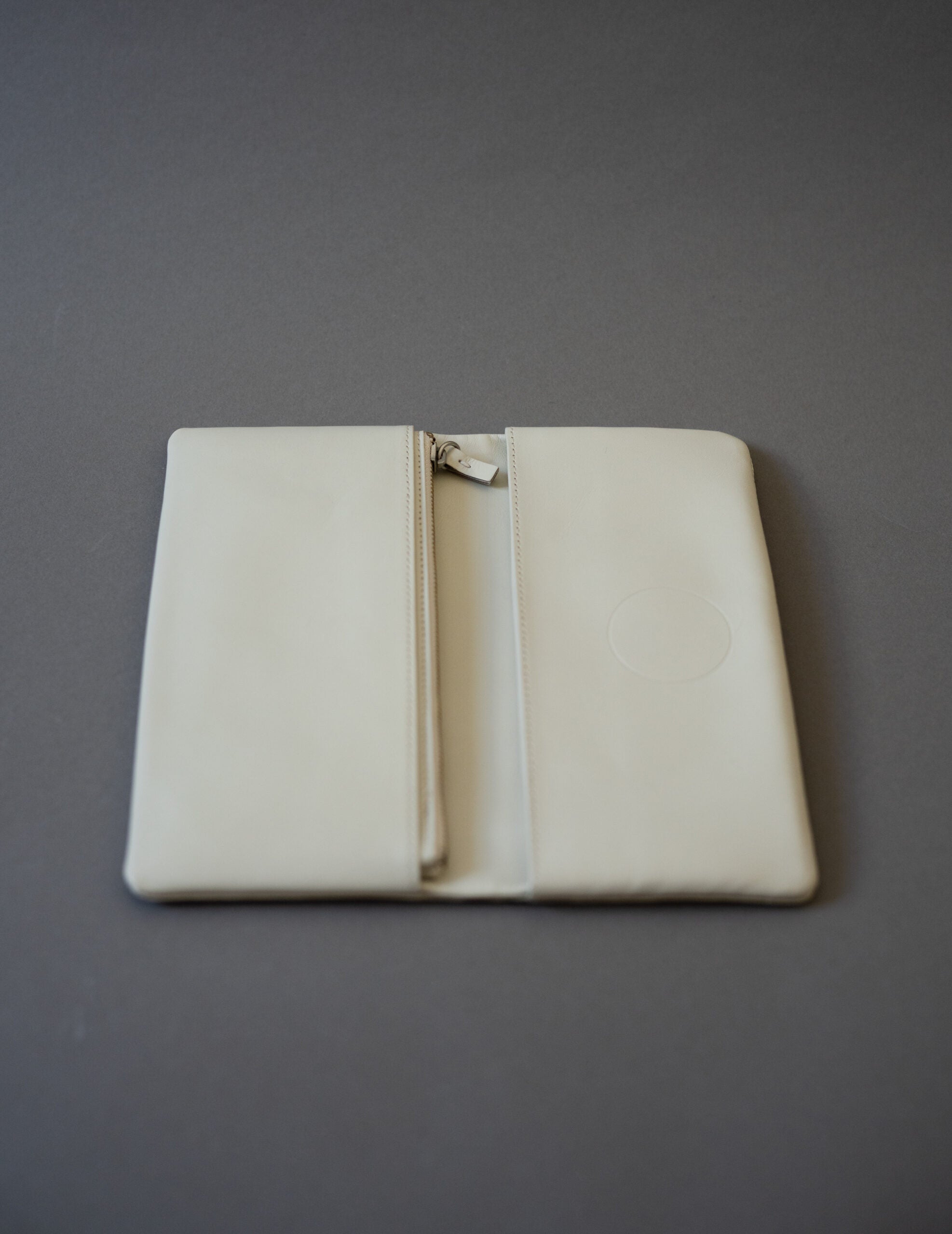 Light Leather Wallet・Grey