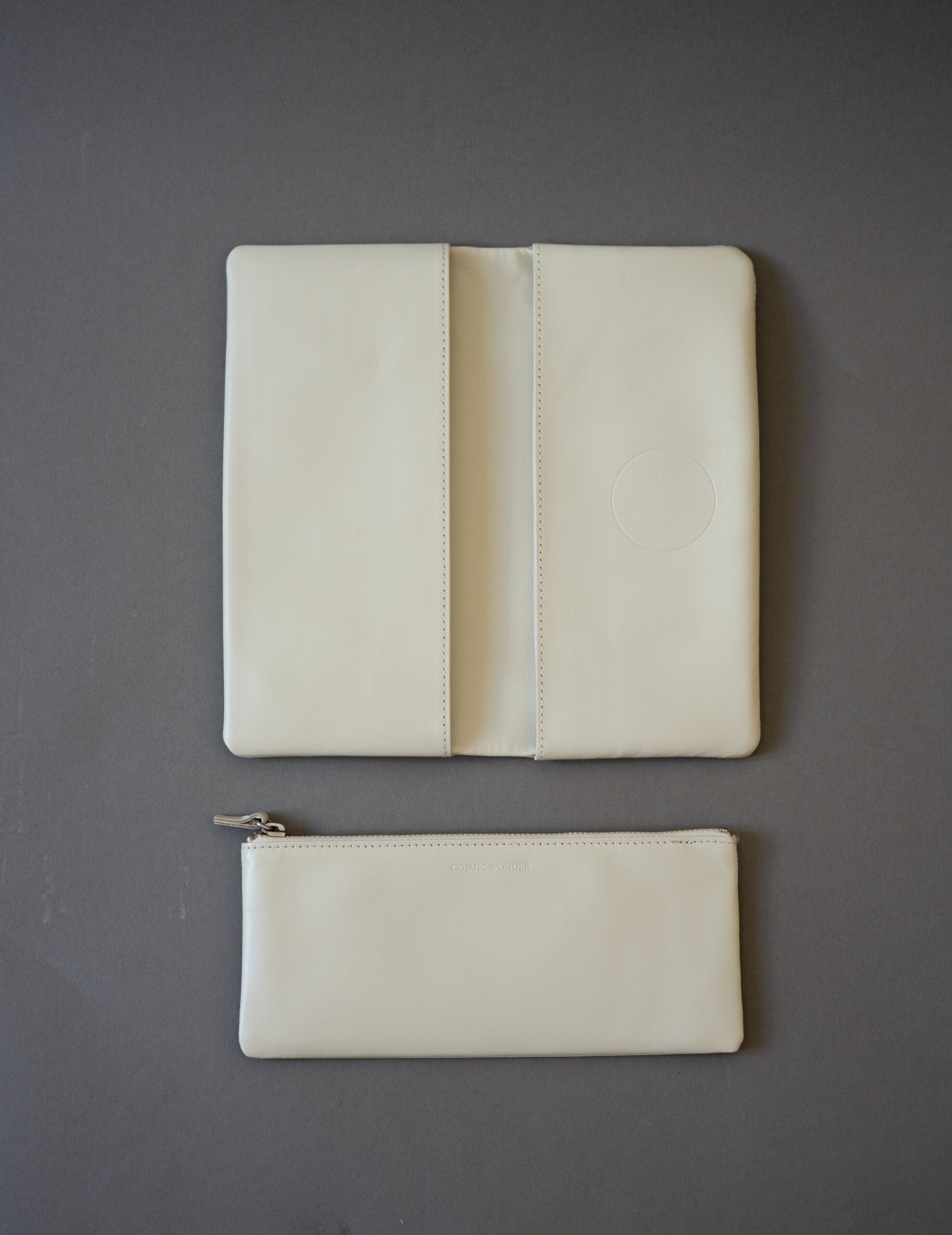 Light Leather Wallet・Grey