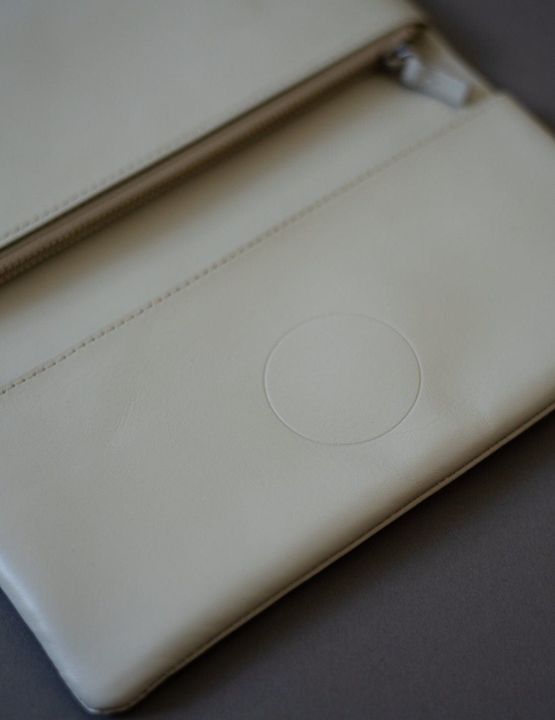 Light Leather Wallet・Grey