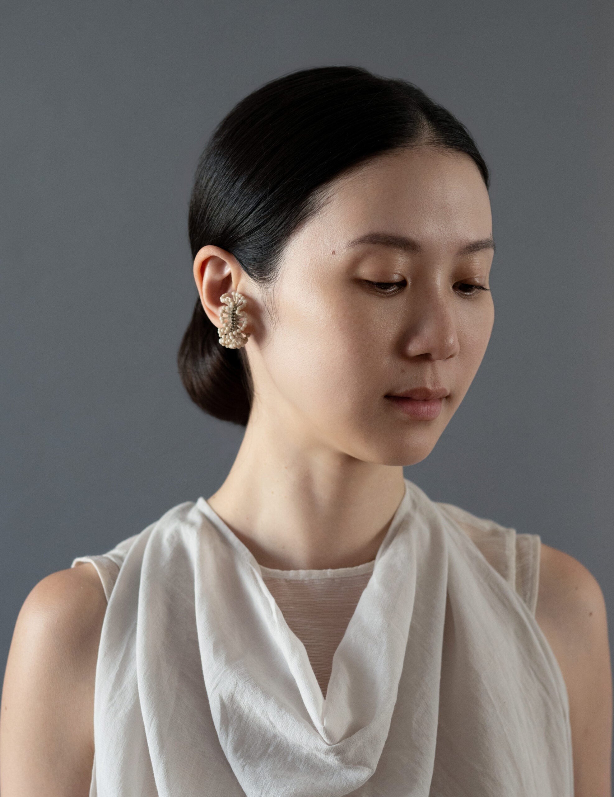 Chase 耳骨夾・白色