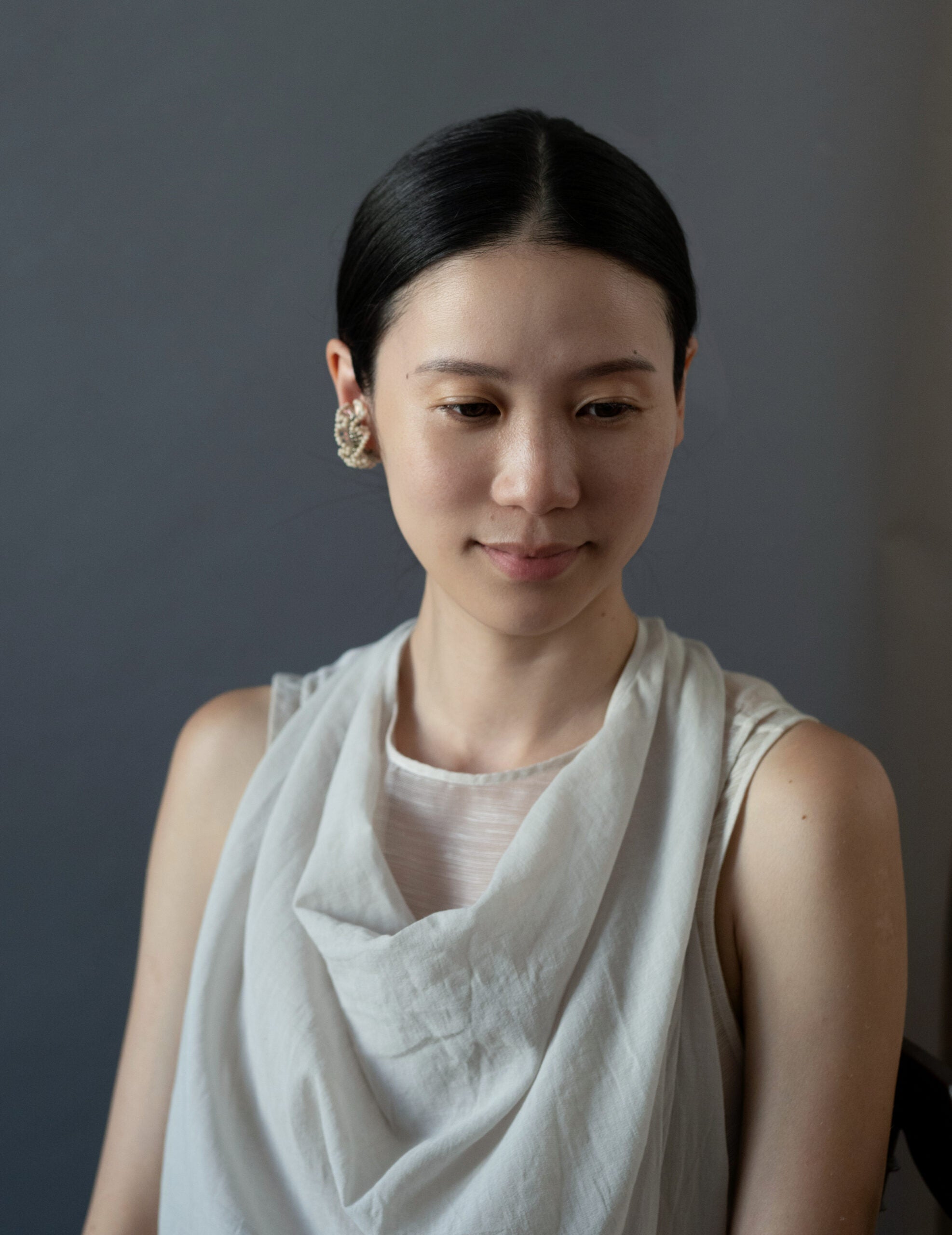 Chase 耳骨夾・白色