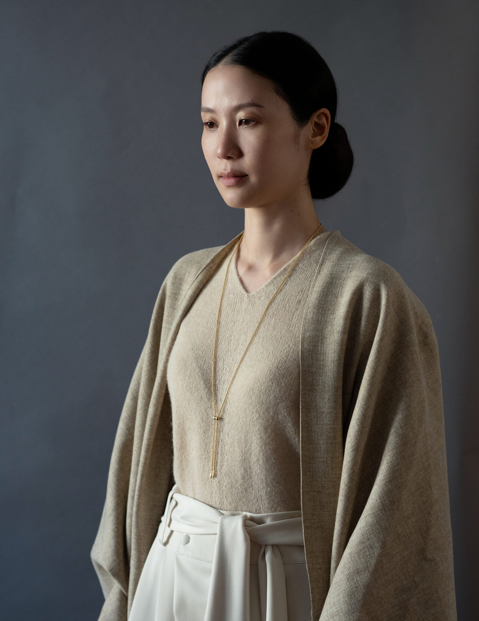 Cord 可調節長鍊・金色