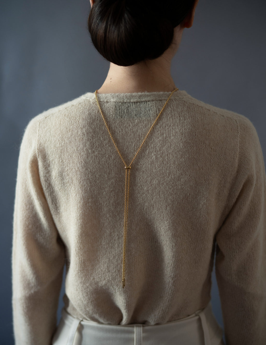 Cord 可調節長鍊・金色