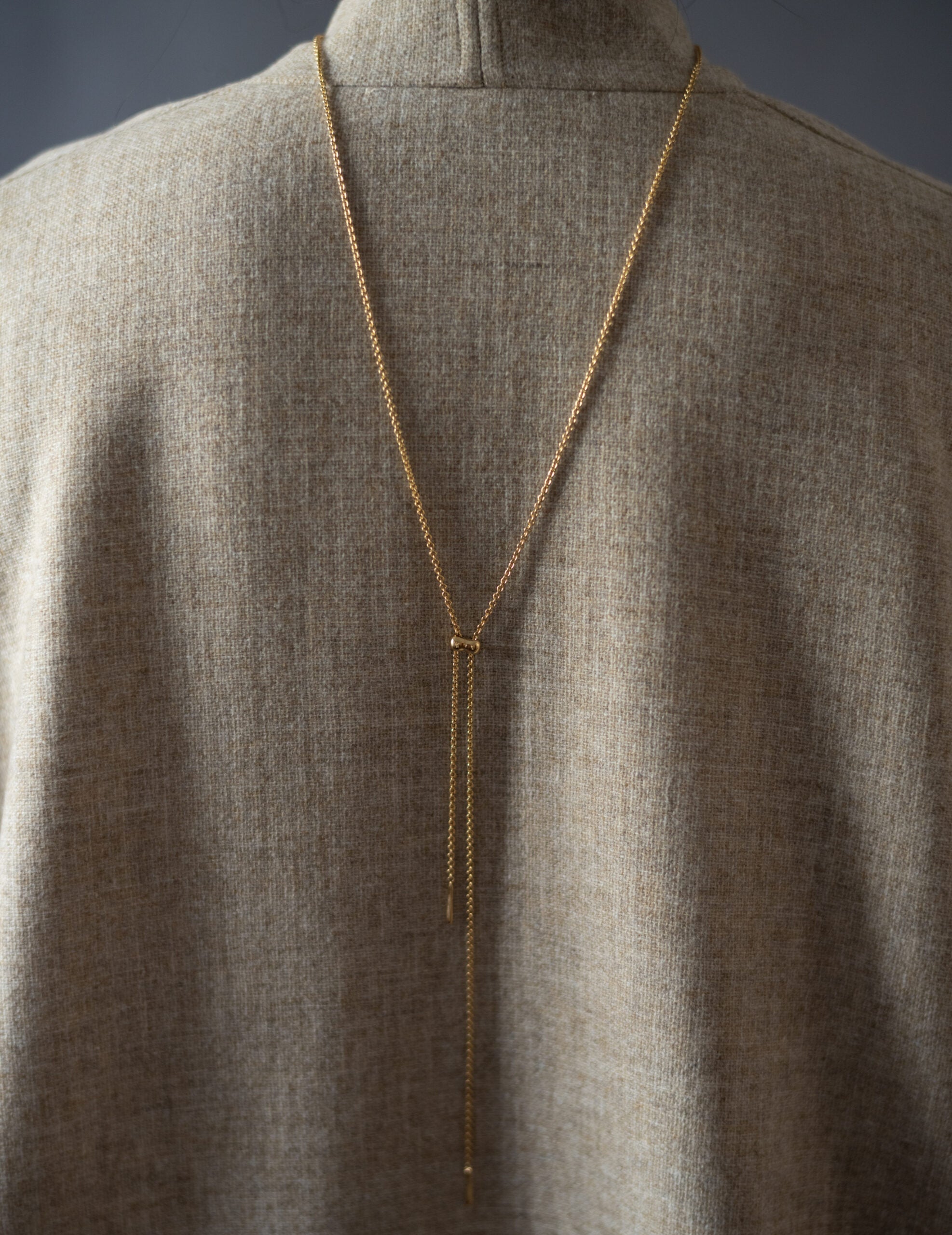 Cord 可調節長鍊・金色