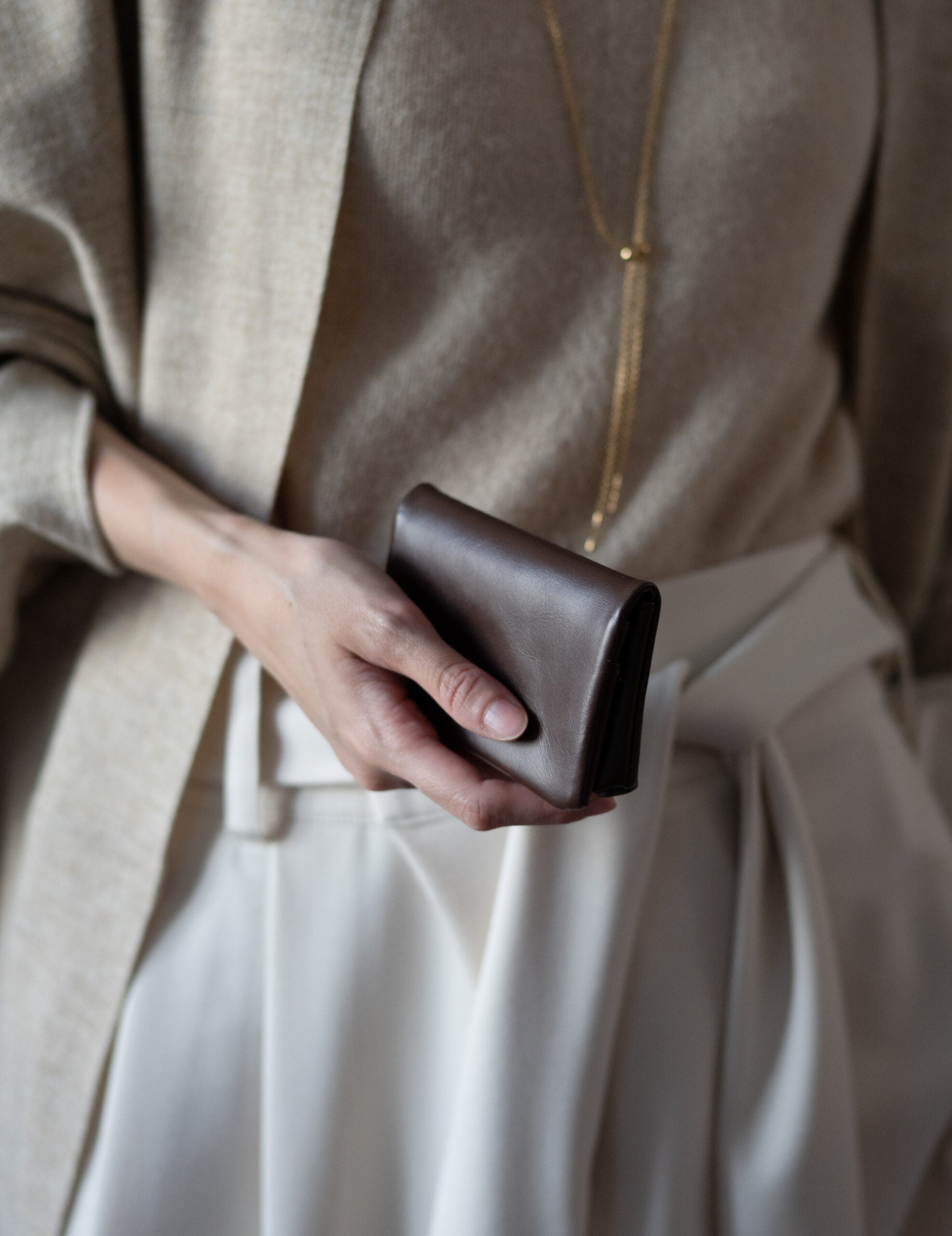 Light Leather Card Case・Brown