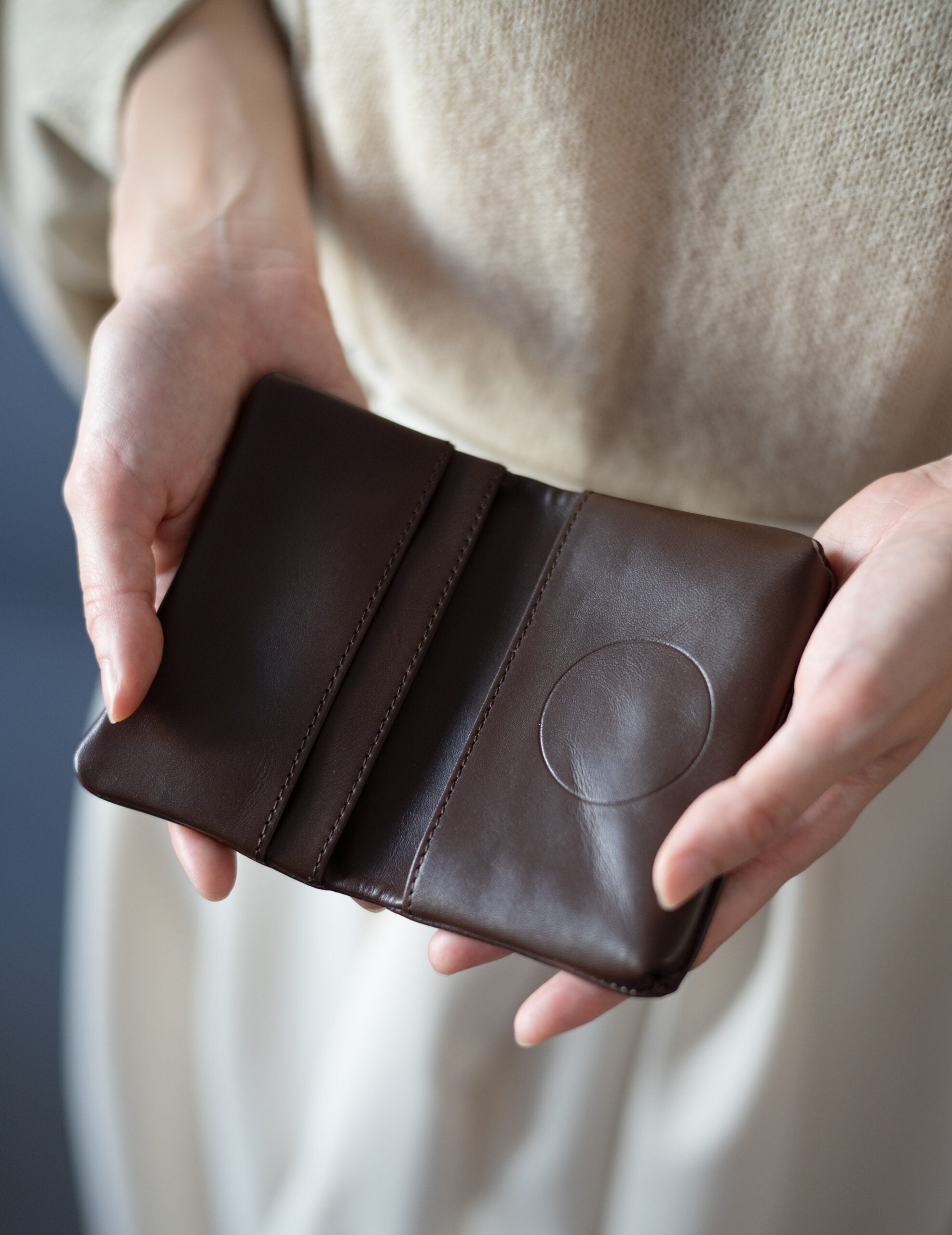 Light Leather Card Case・Brown